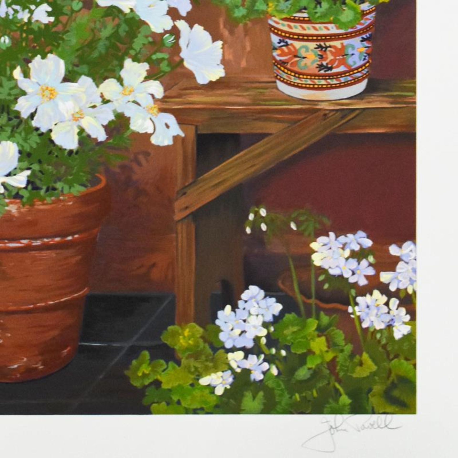 Geraniums by Powell, John - Image 2 of 2