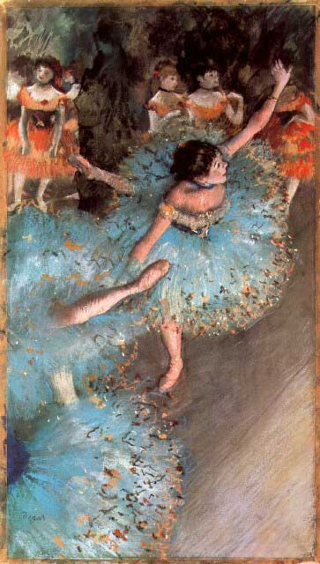 Edgar Degas - The Greens Dancers