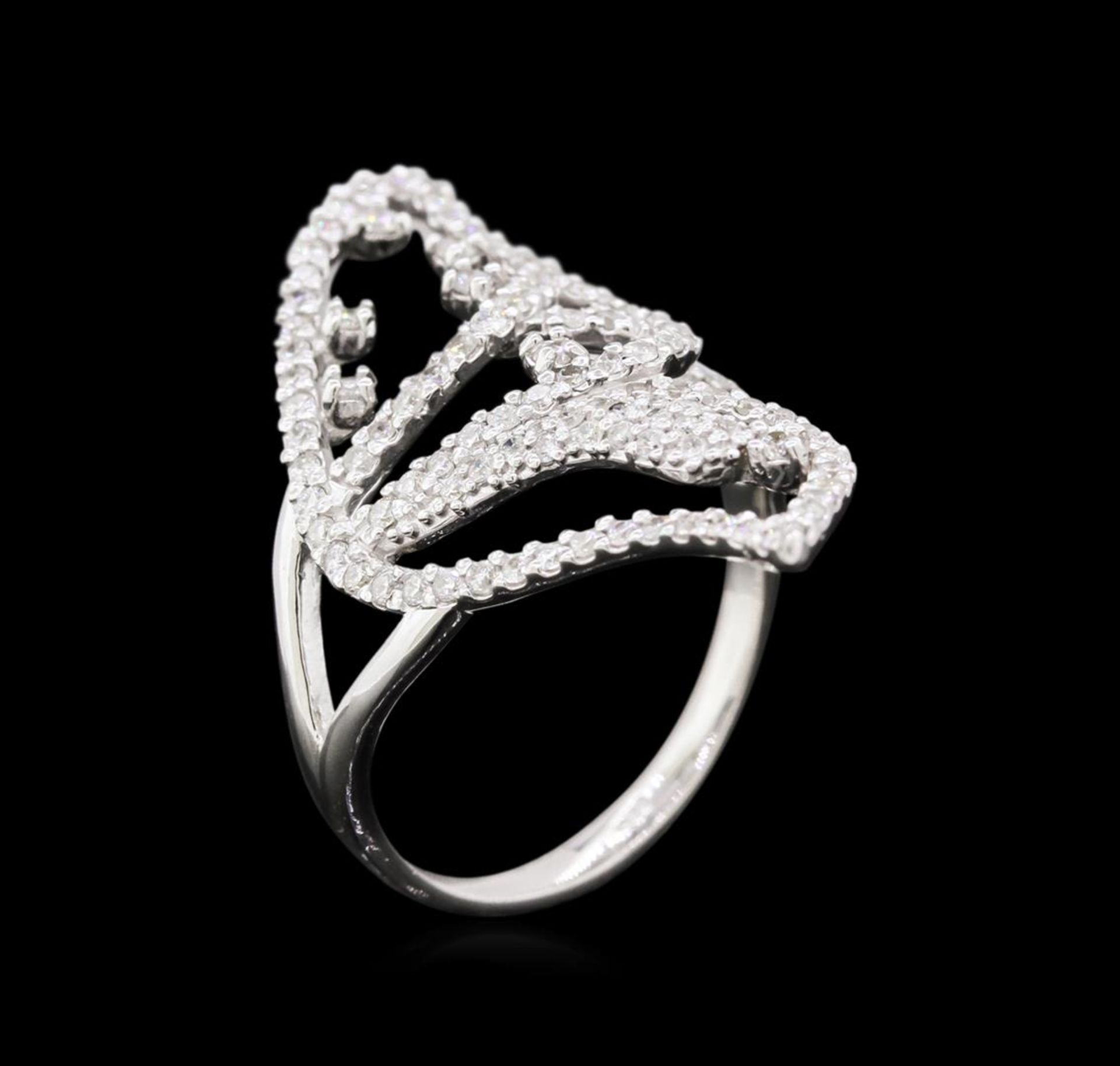 0.75 ctw Diamond Ring - 14KT White Gold - Image 3 of 3