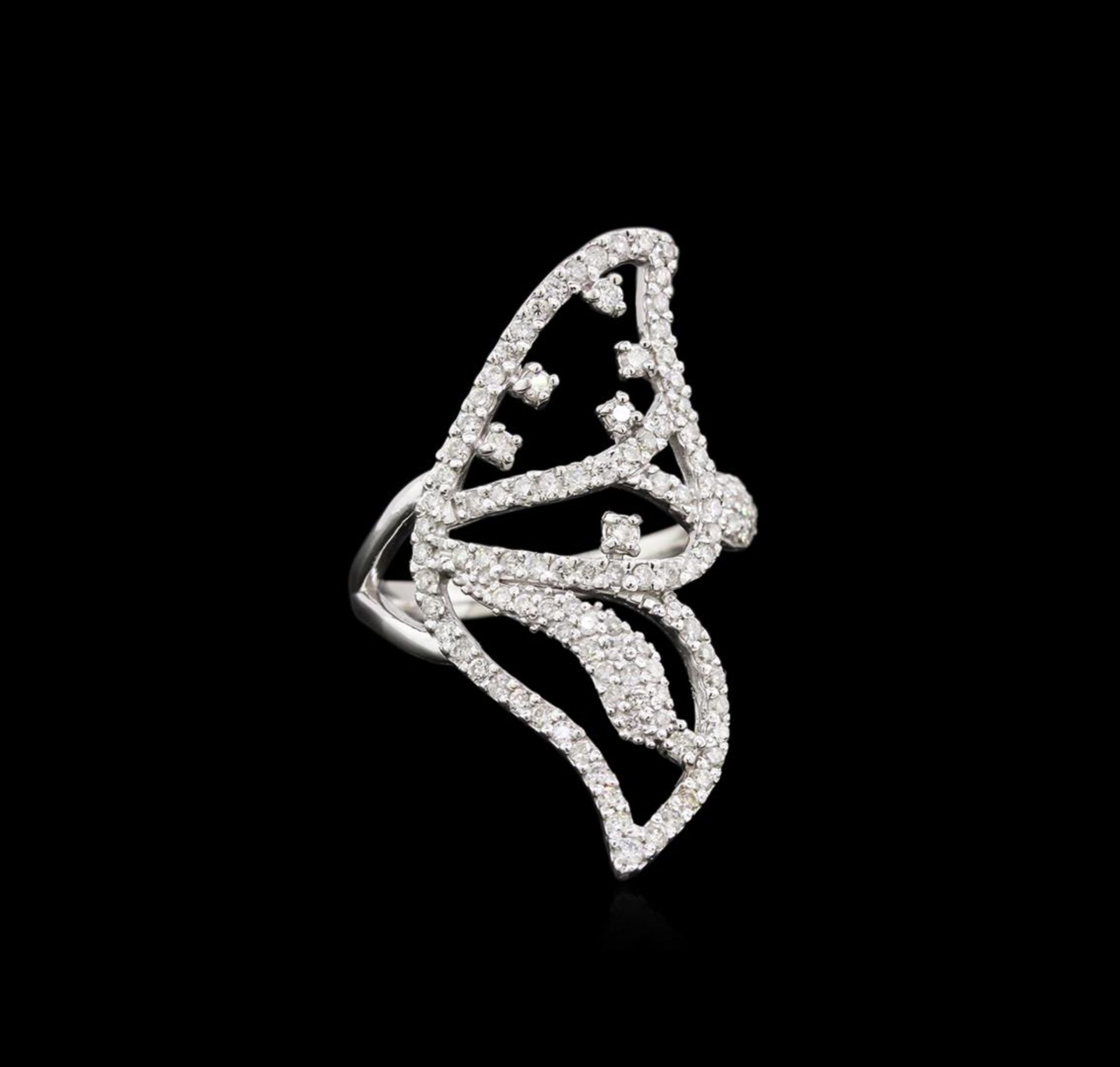 0.75 ctw Diamond Ring - 14KT White Gold - Image 2 of 3