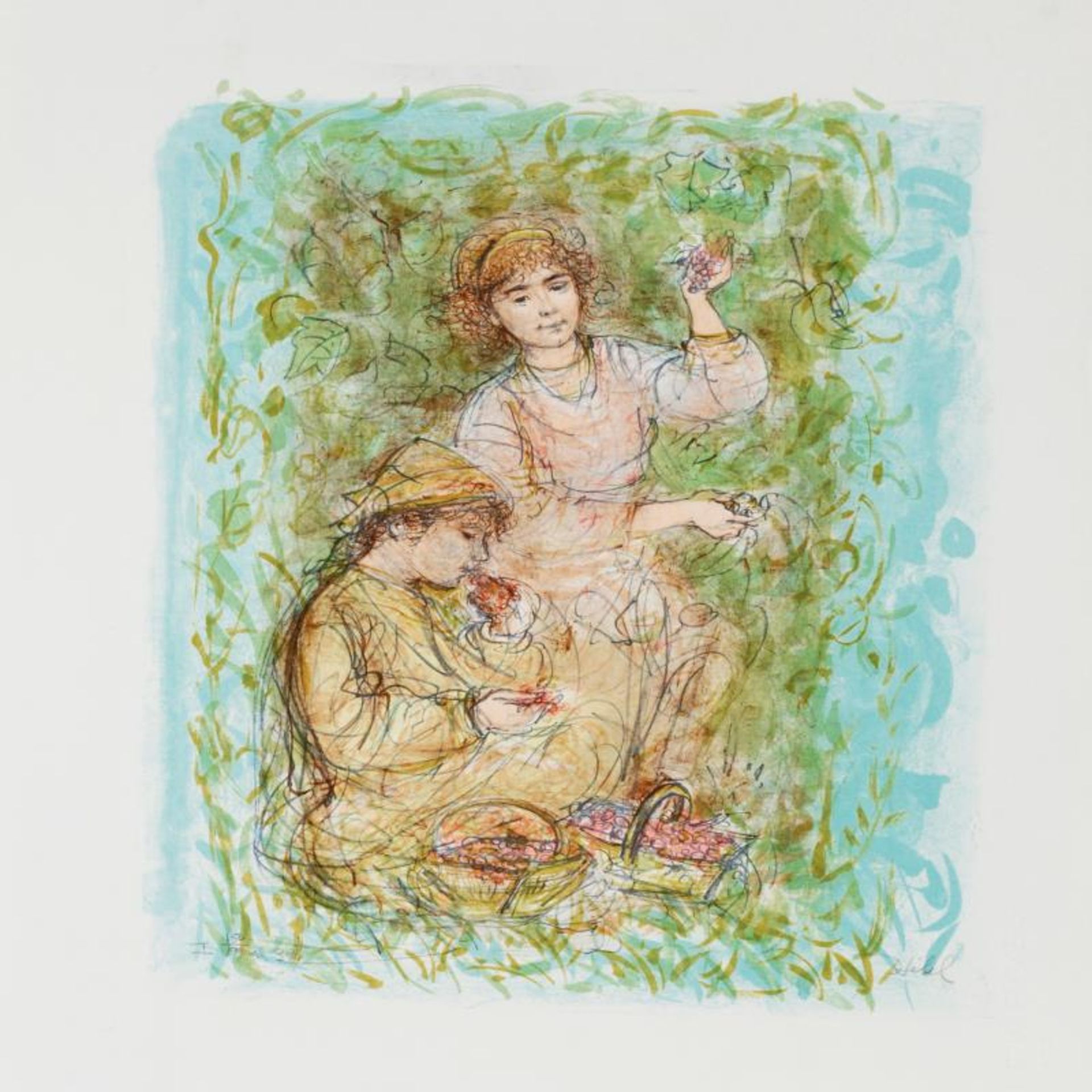 Vineyard by Hibel (1917-2014) - Image 2 of 4