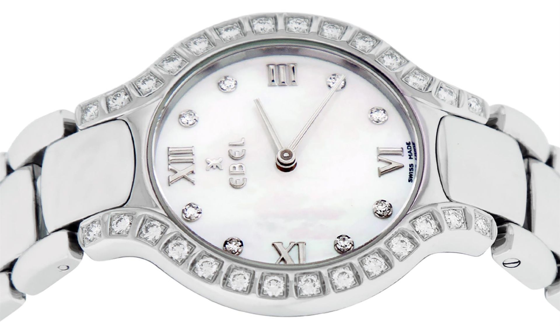 Ebel Beluga Ladies Stainless Steel MOP Diamond Watch 27mm Wristwatch - Image 17 of 18