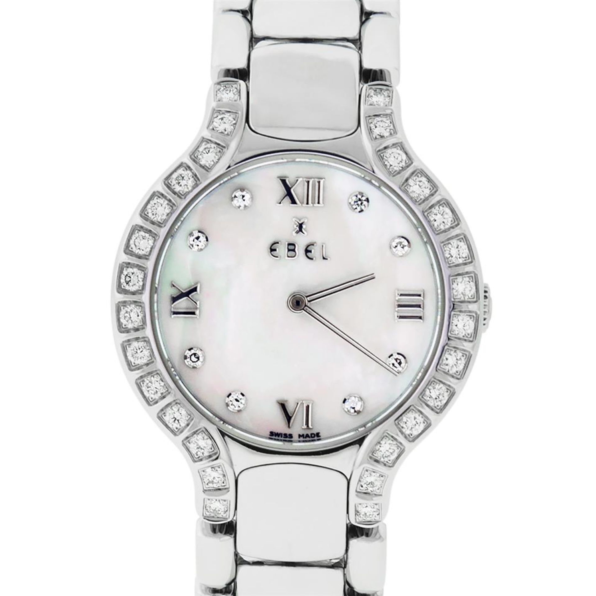 Ebel Beluga Ladies Stainless Steel MOP Diamond Watch 27mm Wristwatch - Image 2 of 18