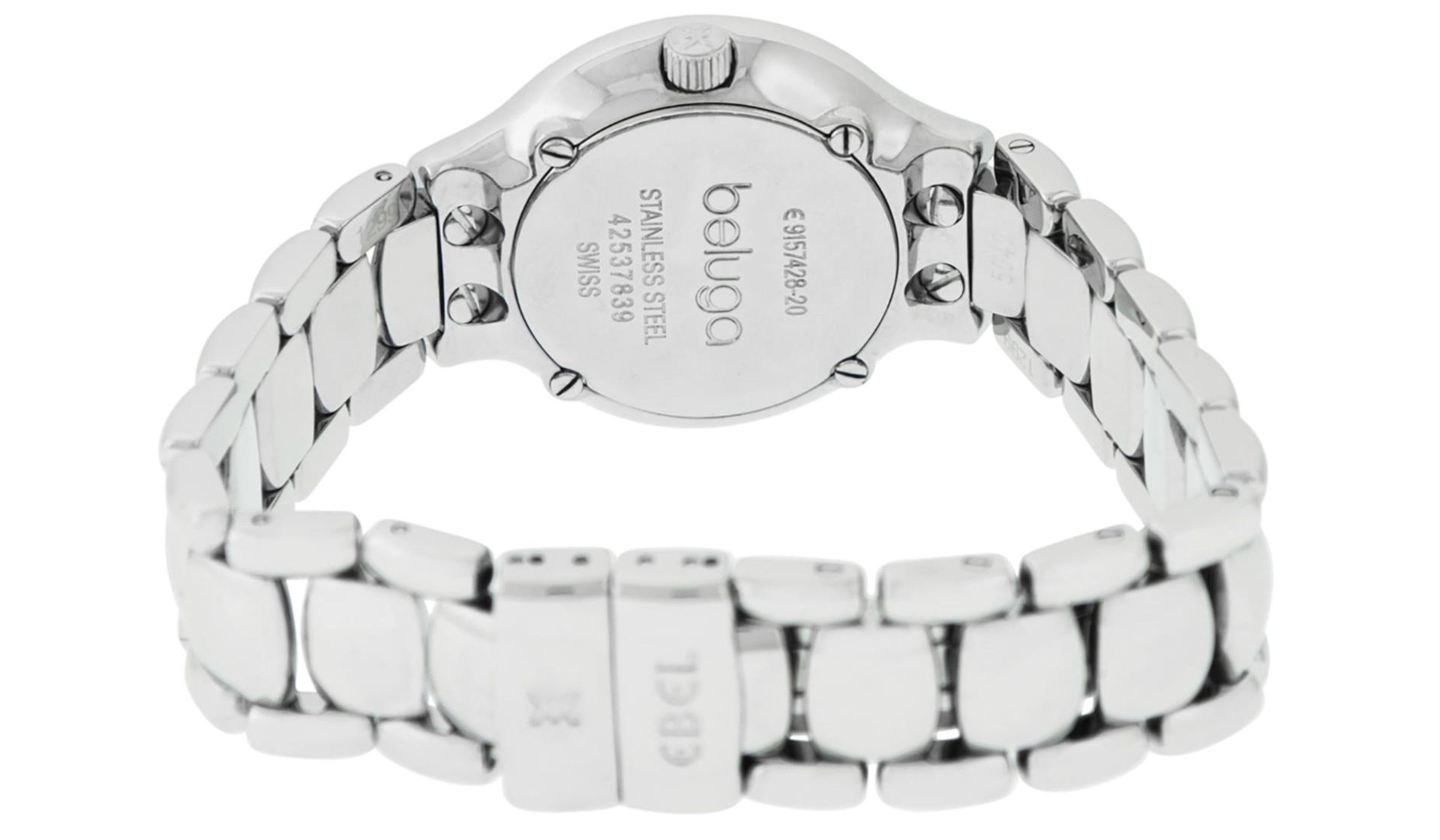 Ebel Beluga Ladies Stainless Steel MOP Diamond Watch 27mm Wristwatch - Image 8 of 18