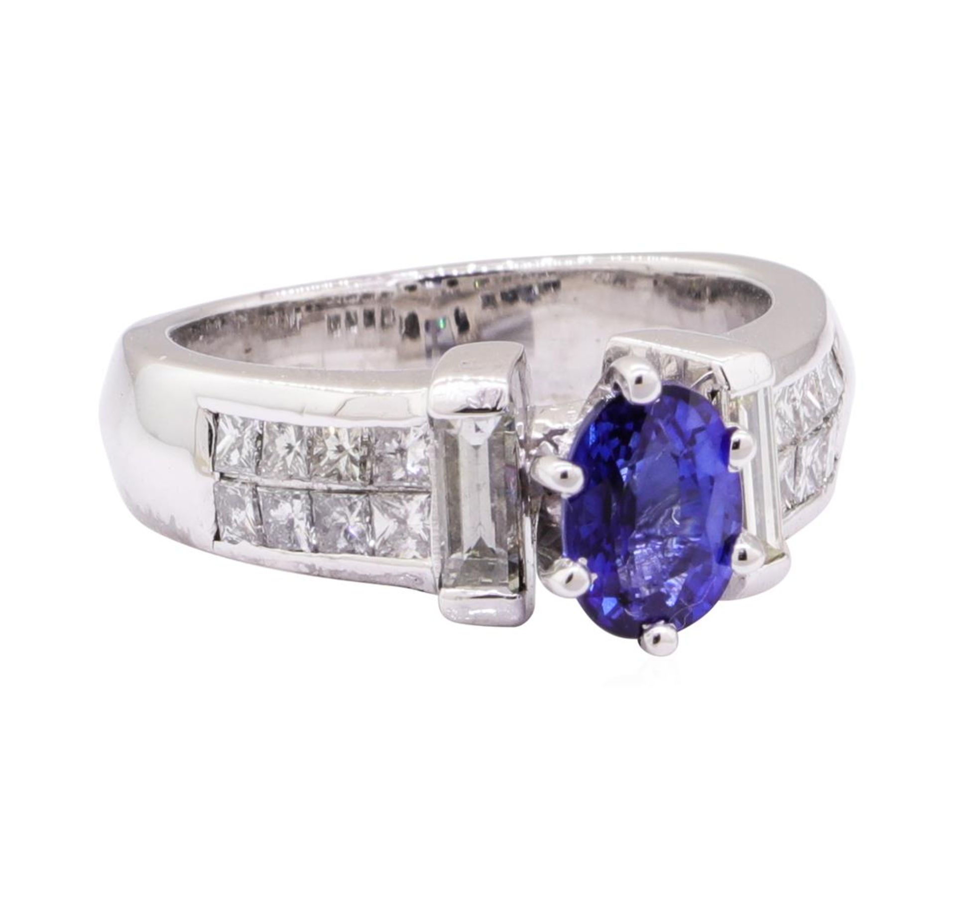 2.29 ctw Blue Sapphire And Diamond Ring - Platinum - Image 2 of 10