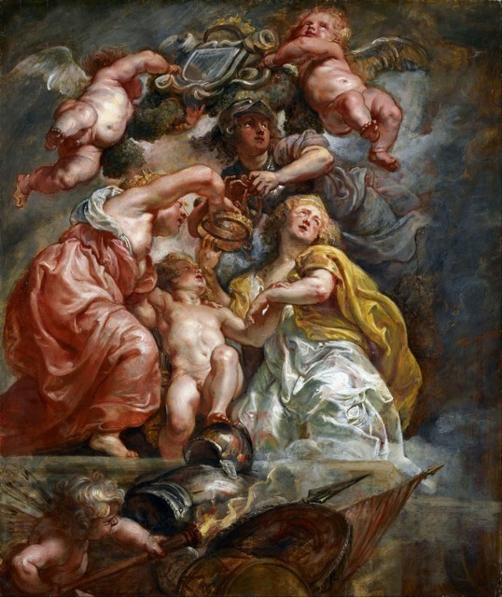 Sir Peter Paul Rubens - The Union of England and Scotland - Image 2 of 2