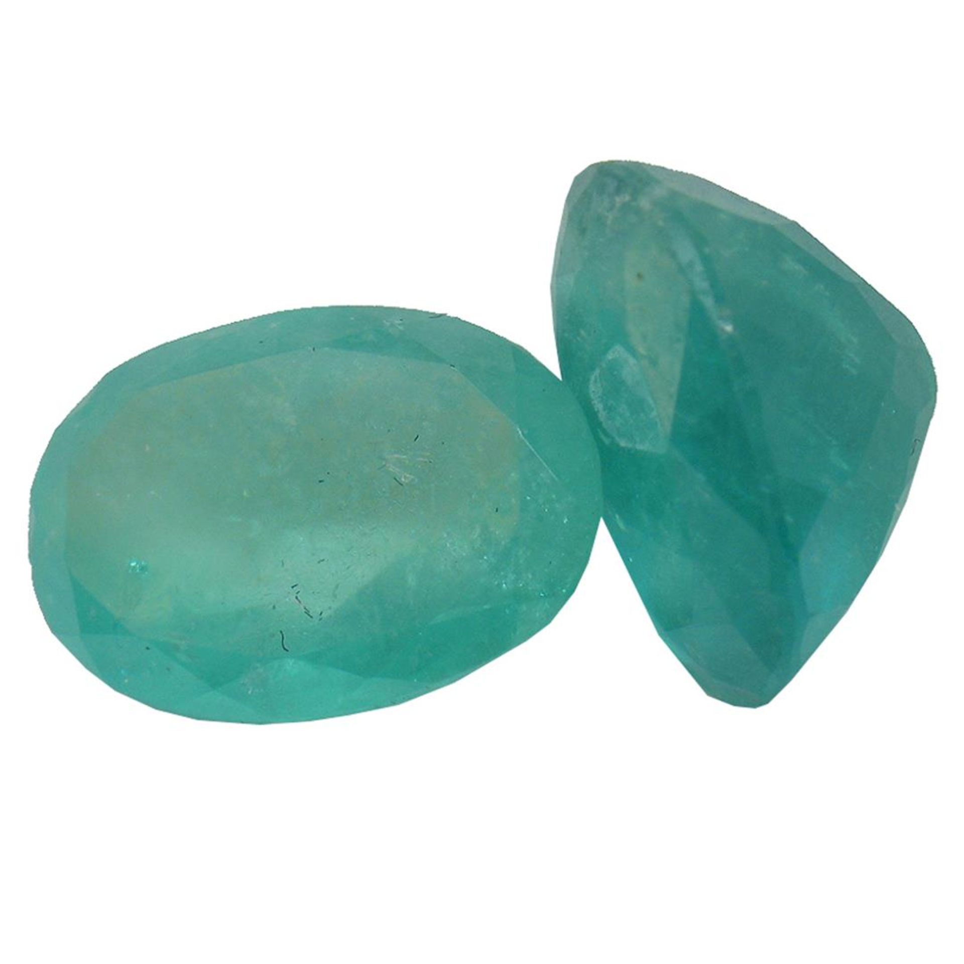5.93 ctw Oval Mixed Emerald Parcel - Image 2 of 4