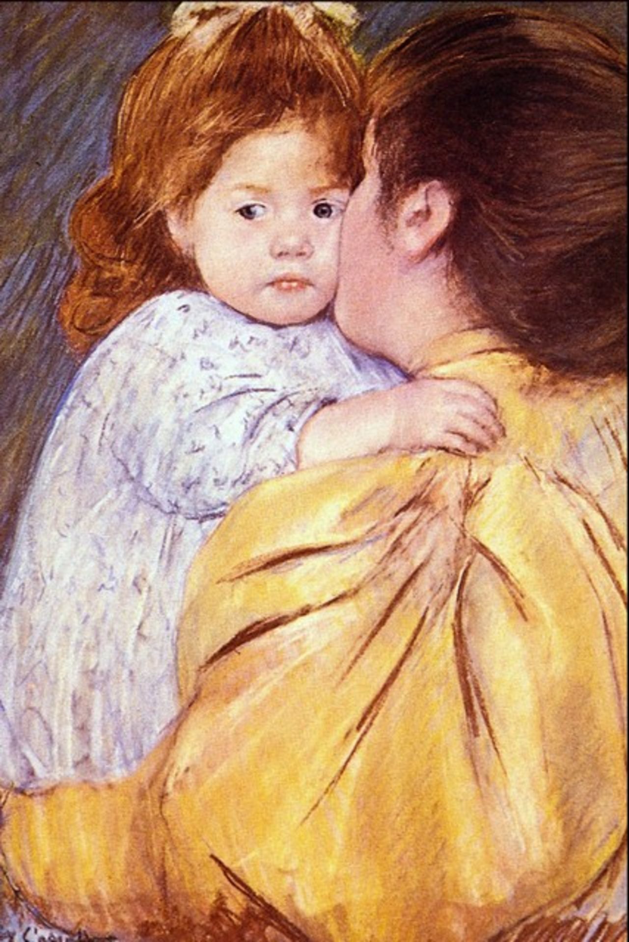 Mary Cassatt - The Maternal Kiss - Image 2 of 2