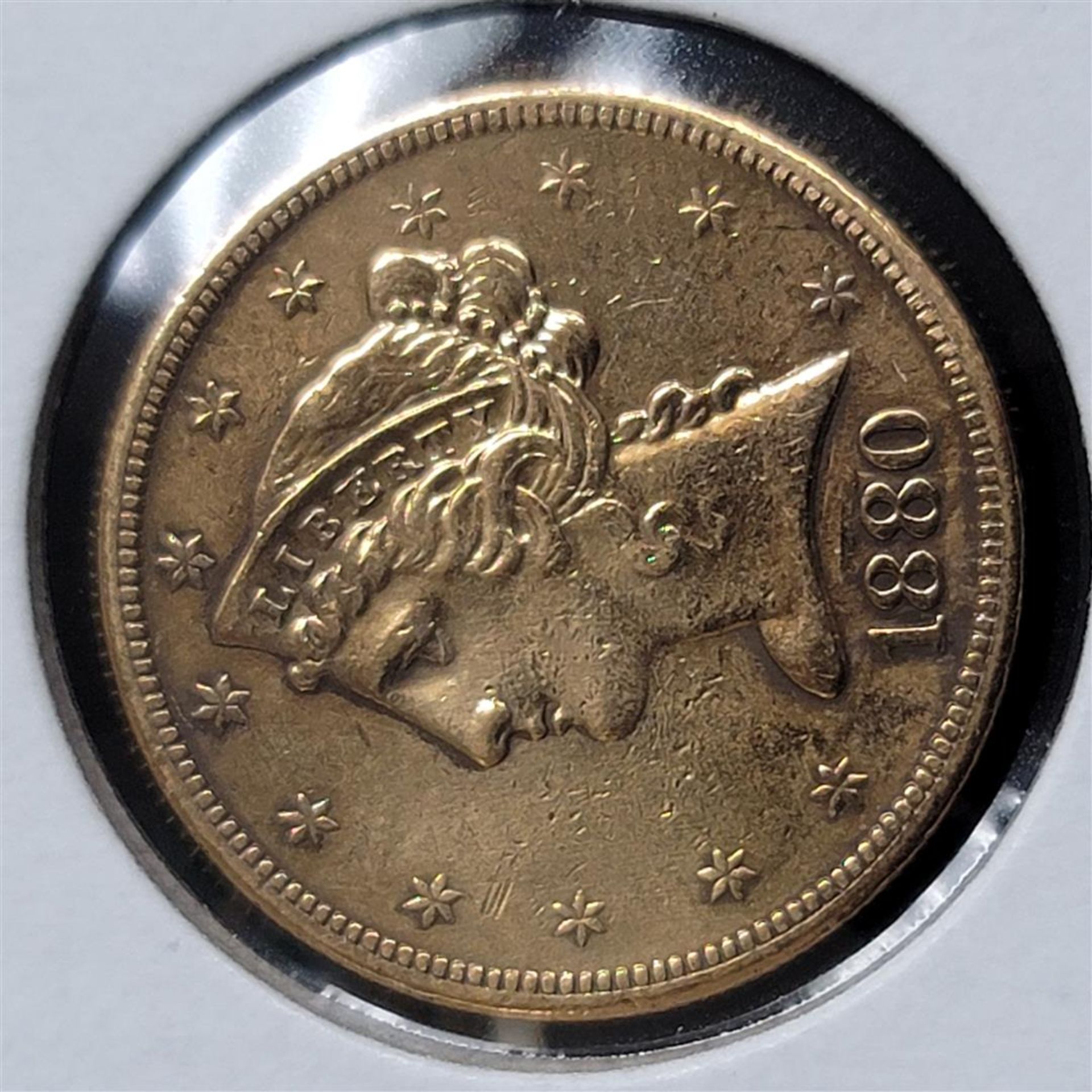 1880-S $5 Liberty Head Half Eagle C