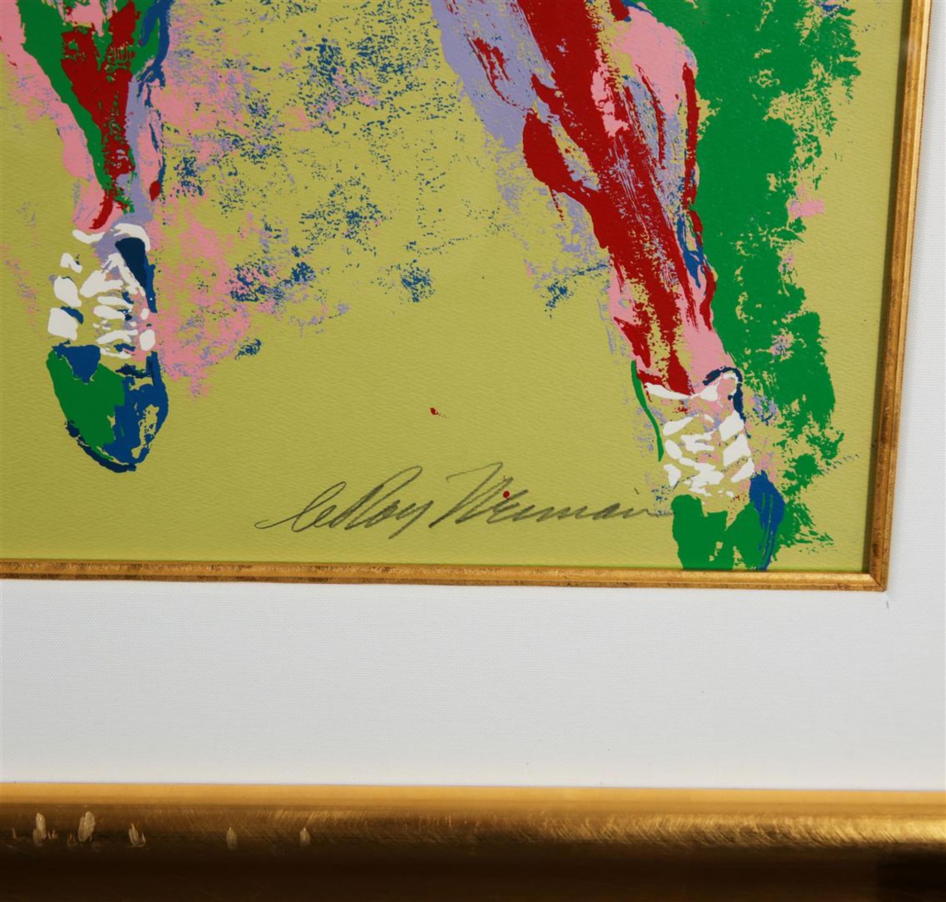 "Olympic Runner" by LeRoy Neiman - Limited Edition Serigraph - Image 3 of 4