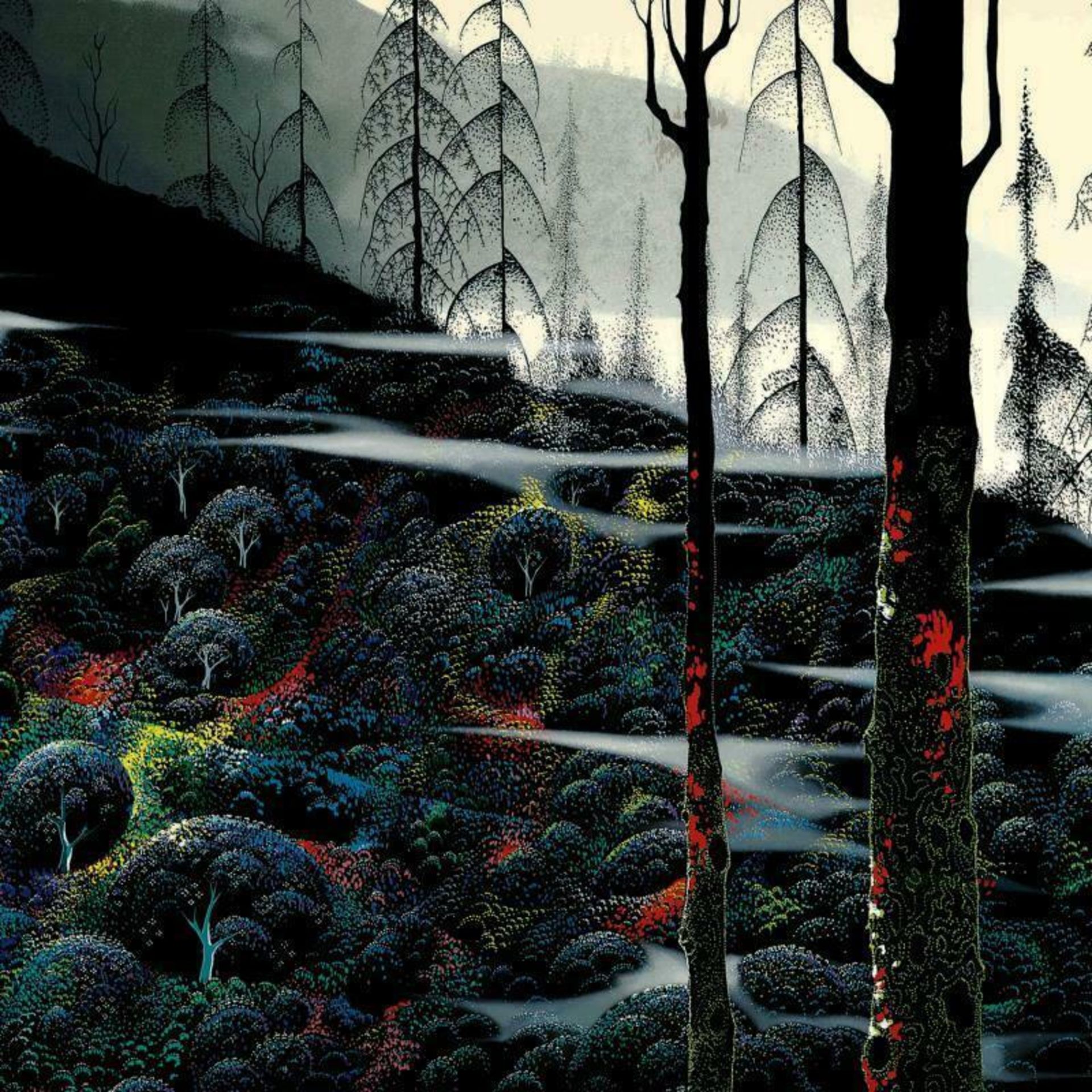Dawns First Light by Eyvind Earle (1916-2000) - Image 2 of 2