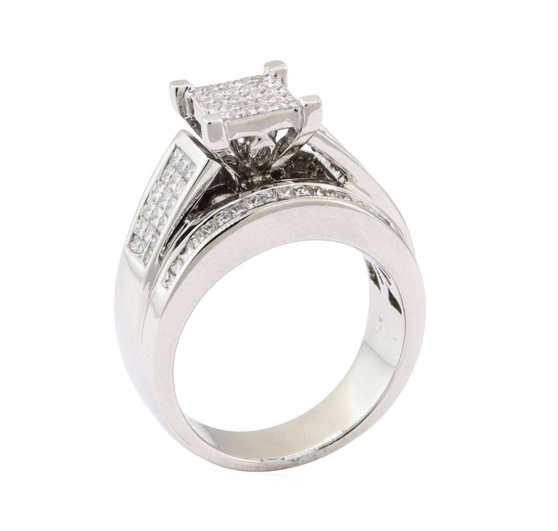 1.60 ctw Diamond Ring - 14KT White Gold - Image 4 of 5