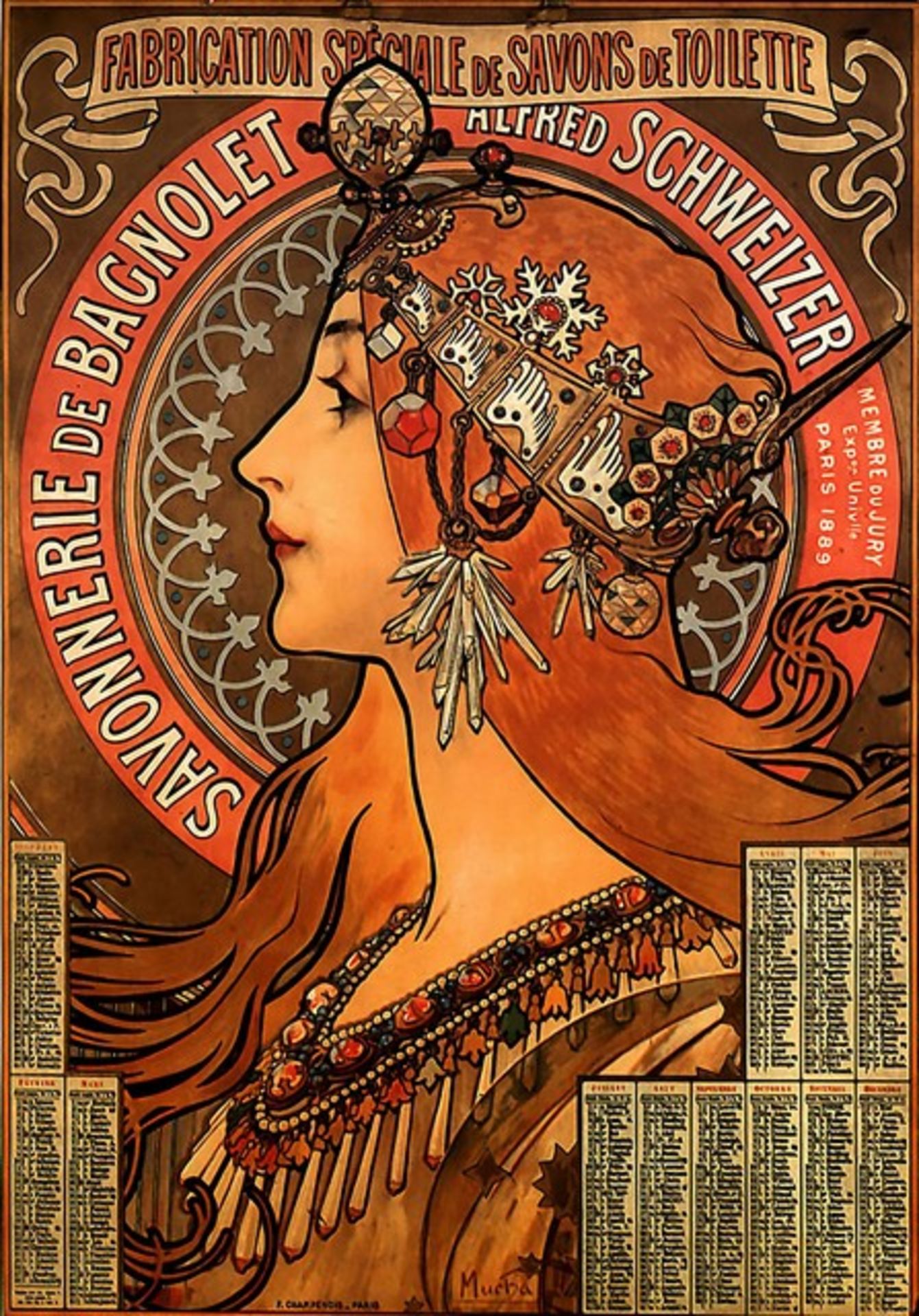 Alphonse Mucha - Savonnerie de Bagnolet