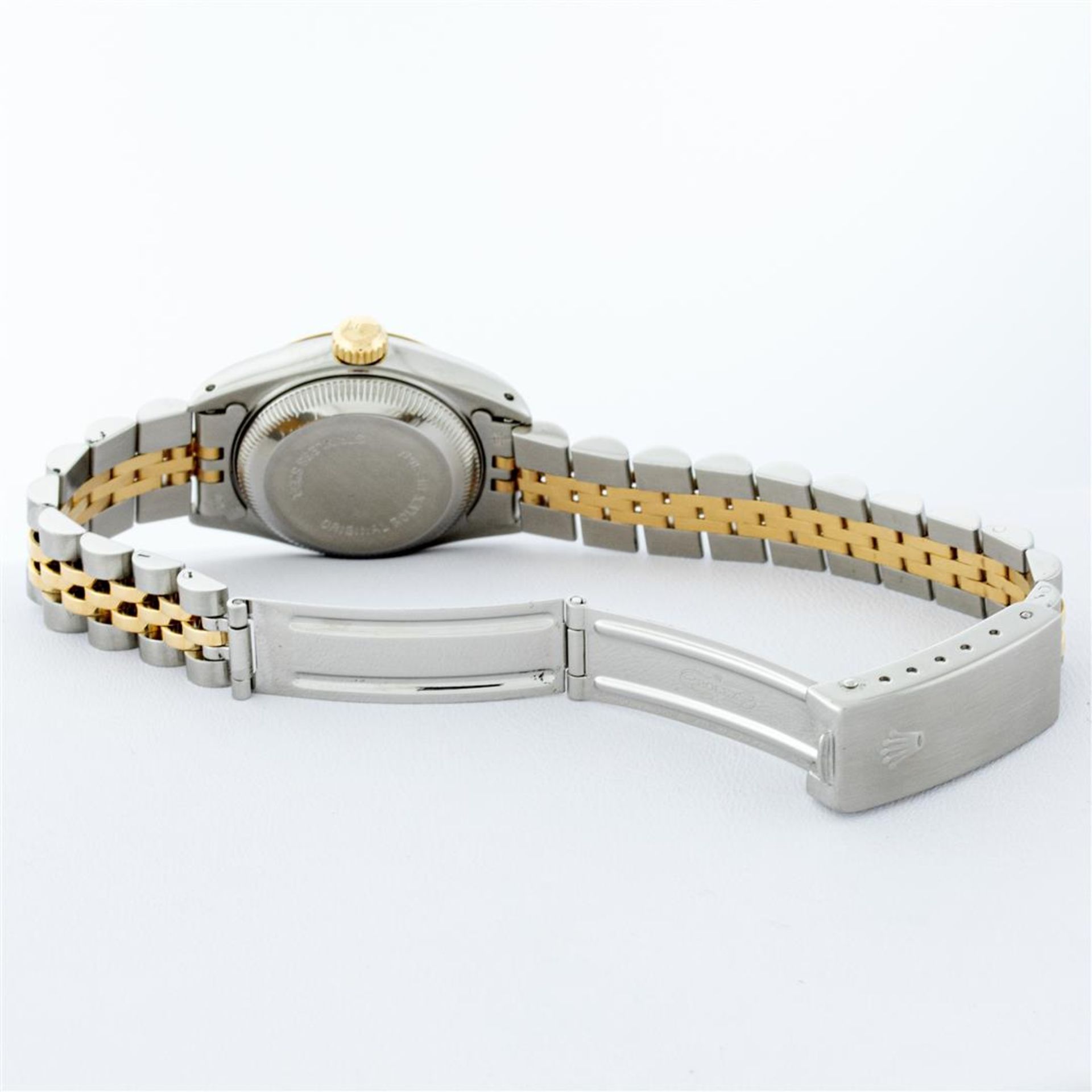 Rolex Ladies 2 Tone Silver Diamond 26MM Datejust Wristwatch - Image 8 of 9