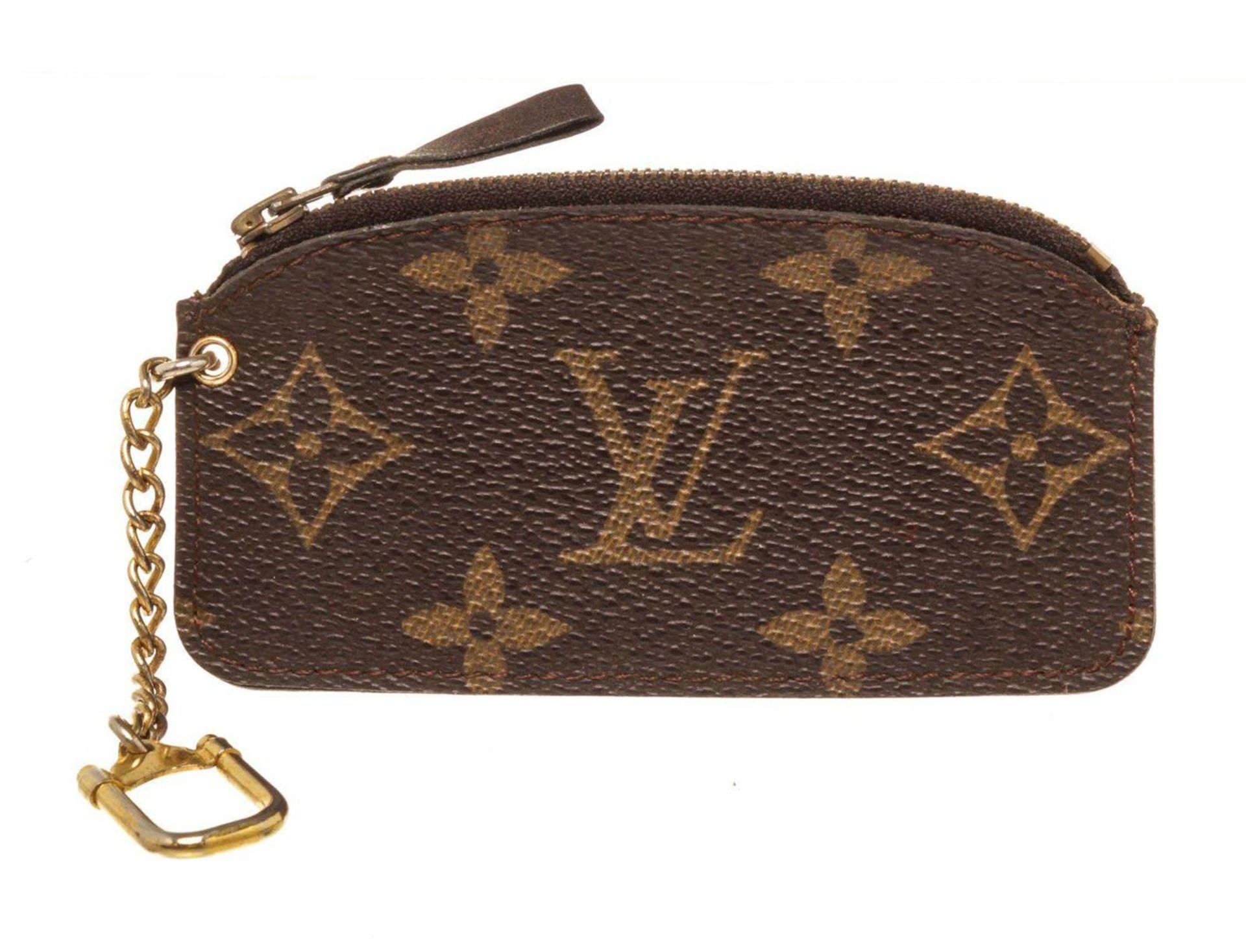 Louis Vuitton Brown Monogram Vintage Pochette Cles Wallet