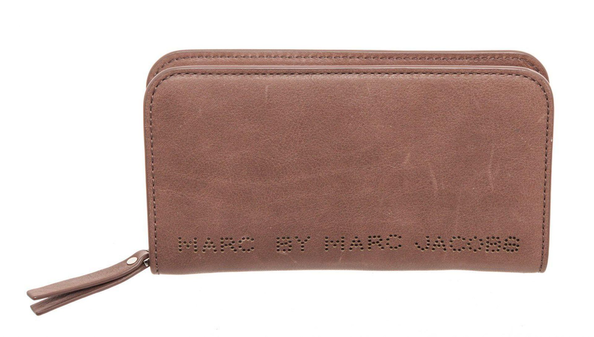 Marc By Marc Jacobs Brown Leather Zippy Wallet