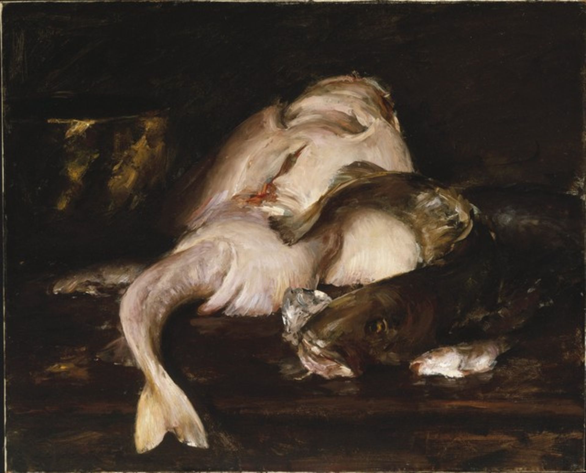 William Merritt Chase - Still Life with Fish