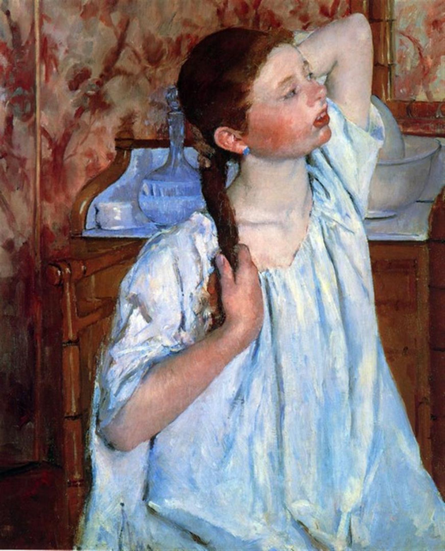 Mary Cassatt - Girl Arranging Her Hair 1886