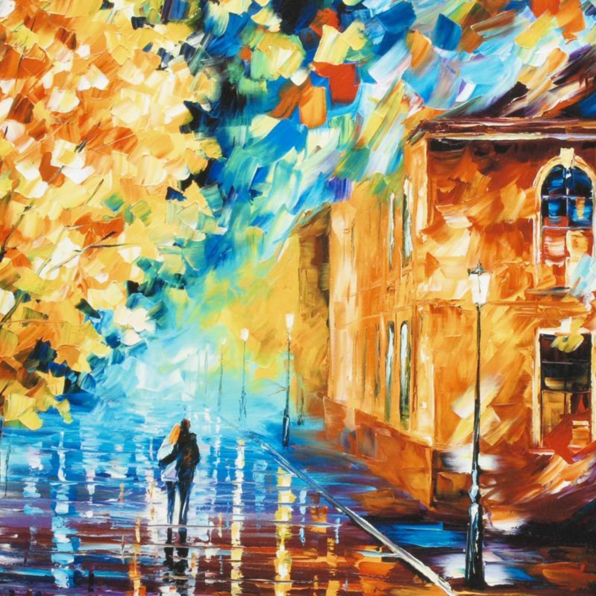 Through the Night by Afremov (1955-2019) - Image 2 of 3