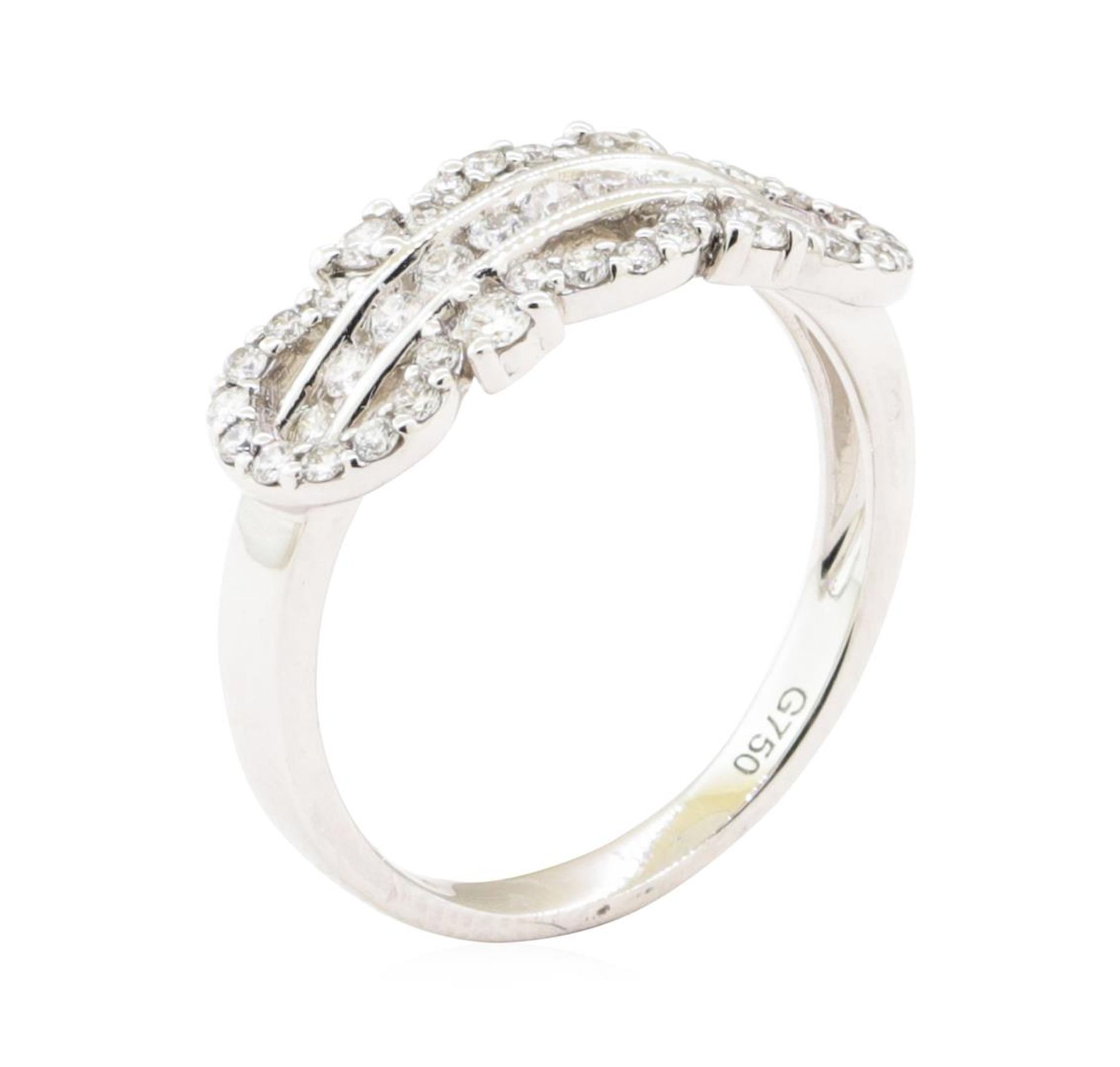 0.54 ctw Diamond Ring - 18KT White Gold - Image 4 of 4