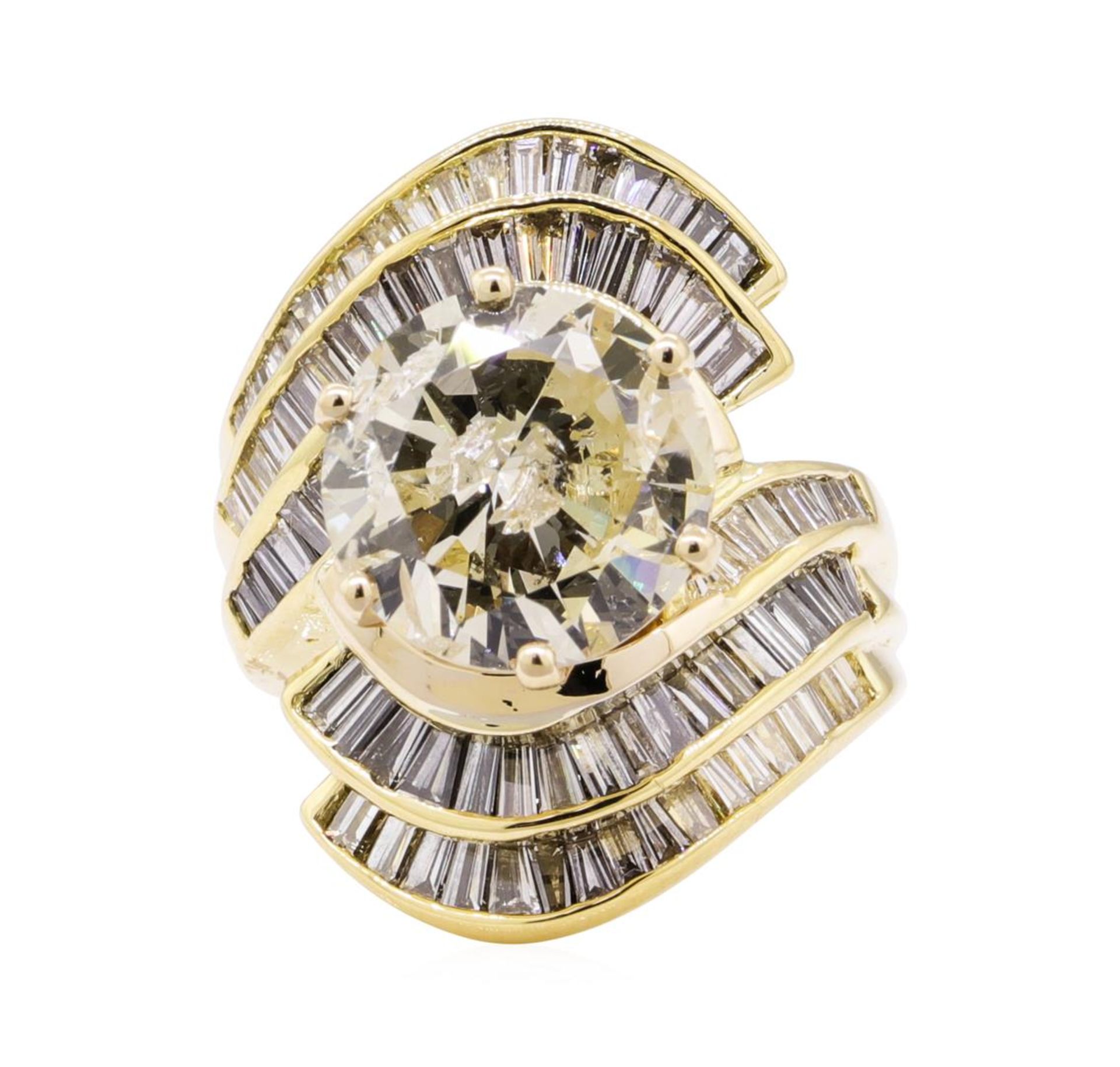 7.51 ctw Diamond Ring - 18KT Yellow Gold - Image 2 of 5