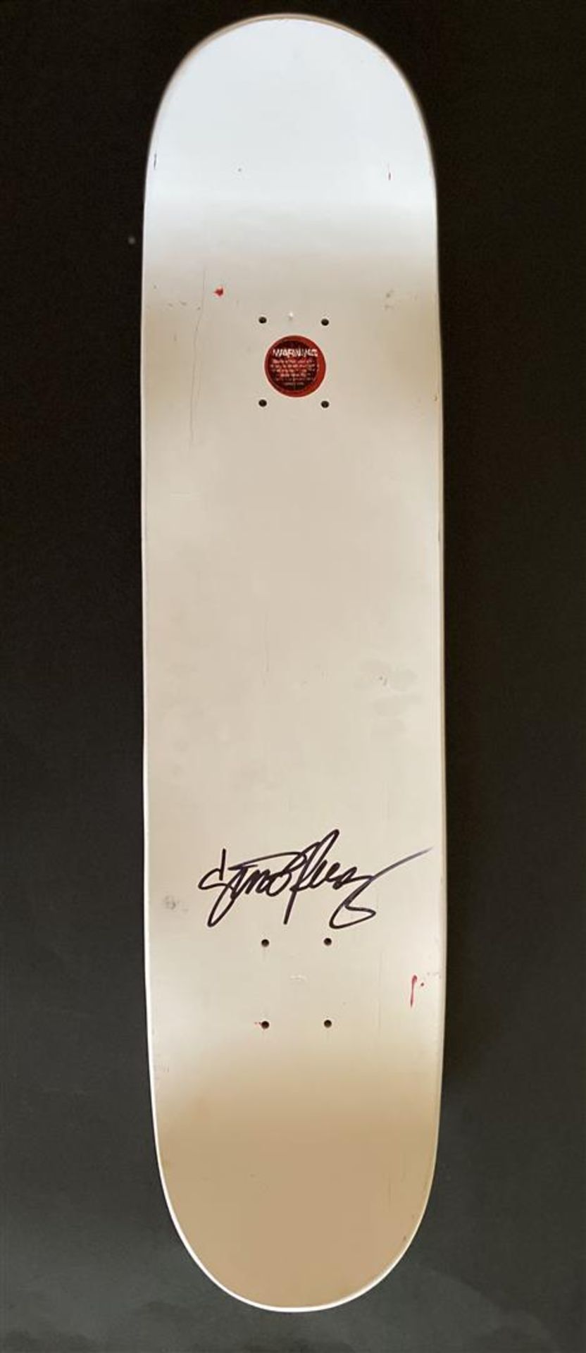 Handpainted skateboard "Mortality" by Gino Perez - Image 2 of 6