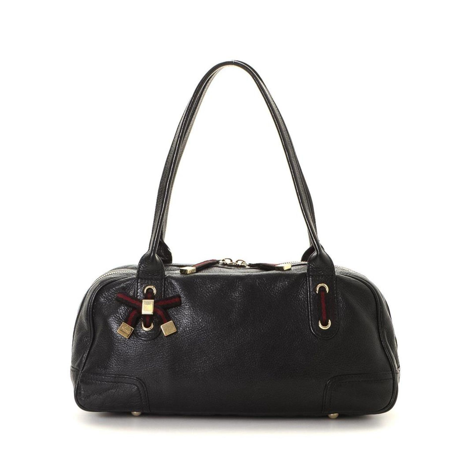 Gucci Black Leather Princy Shoulder Bag