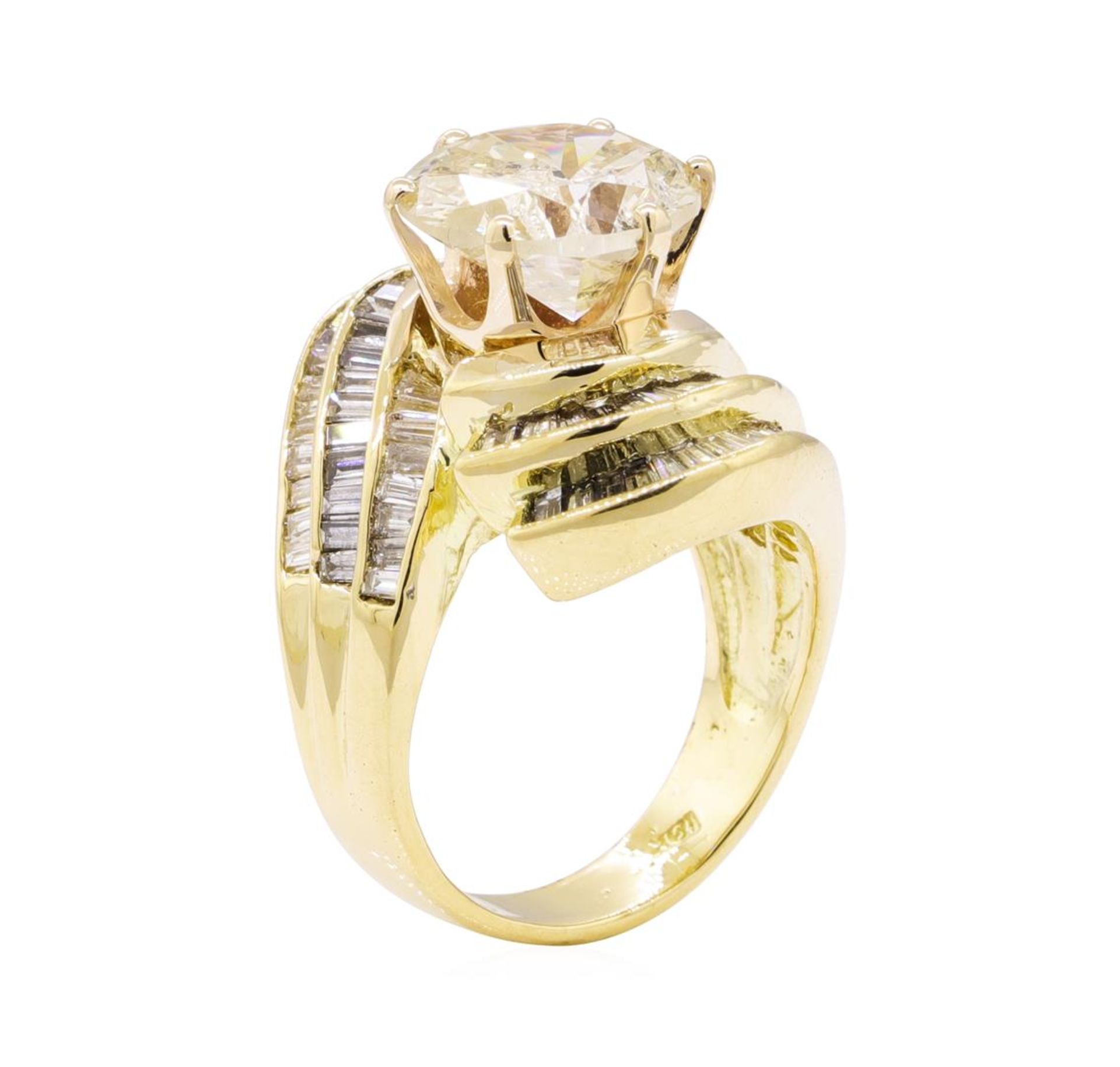 7.51 ctw Diamond Ring - 18KT Yellow Gold - Image 4 of 5