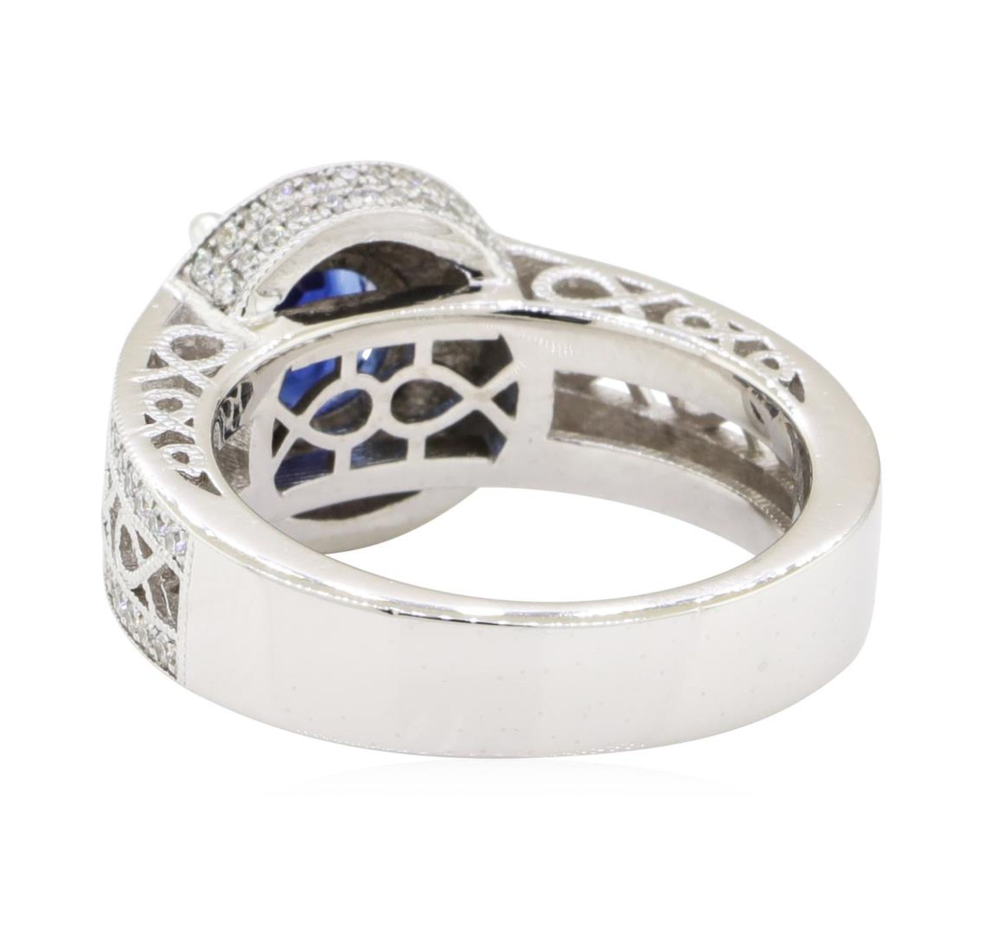 1.89 ctw Sapphire and Diamond Ring - Platinum - Image 3 of 5