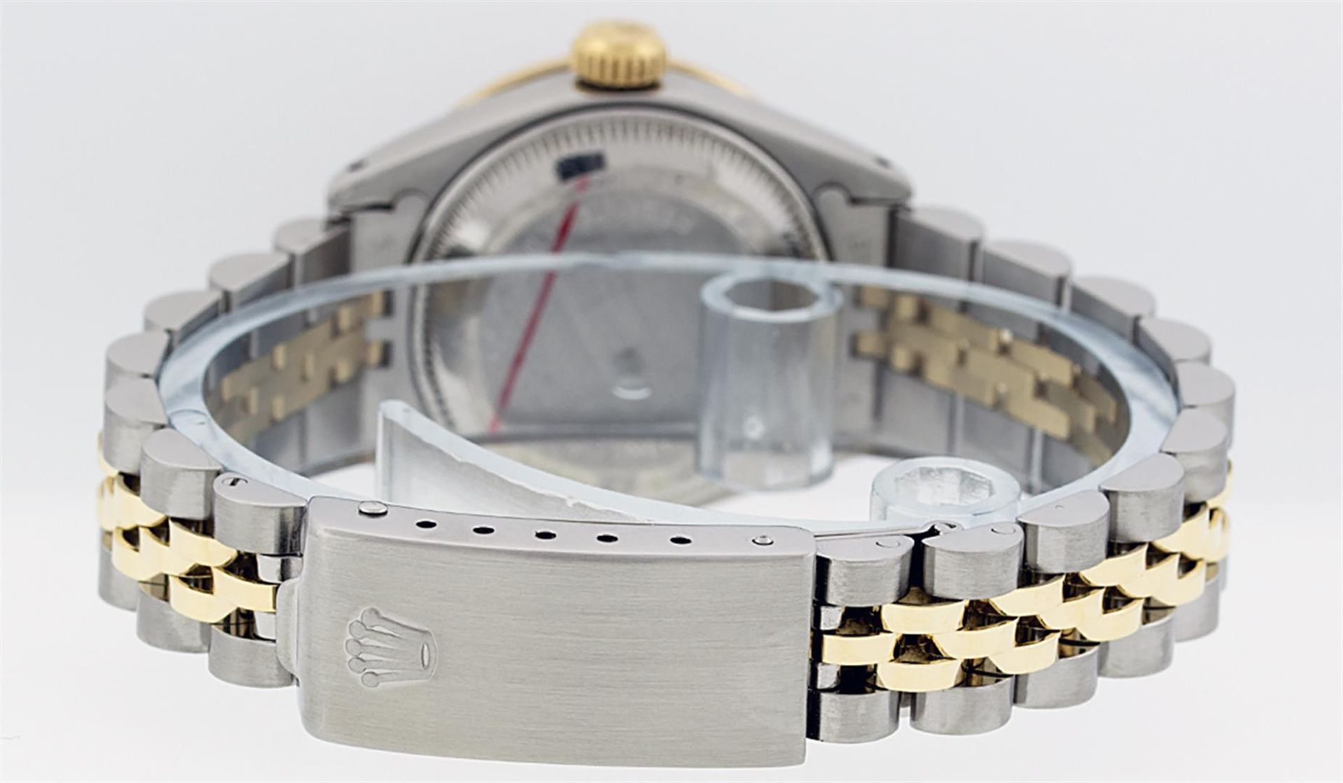 Rolex Ladies 2 Tone MOP Diamond Datejust Wristwatch - Image 7 of 9