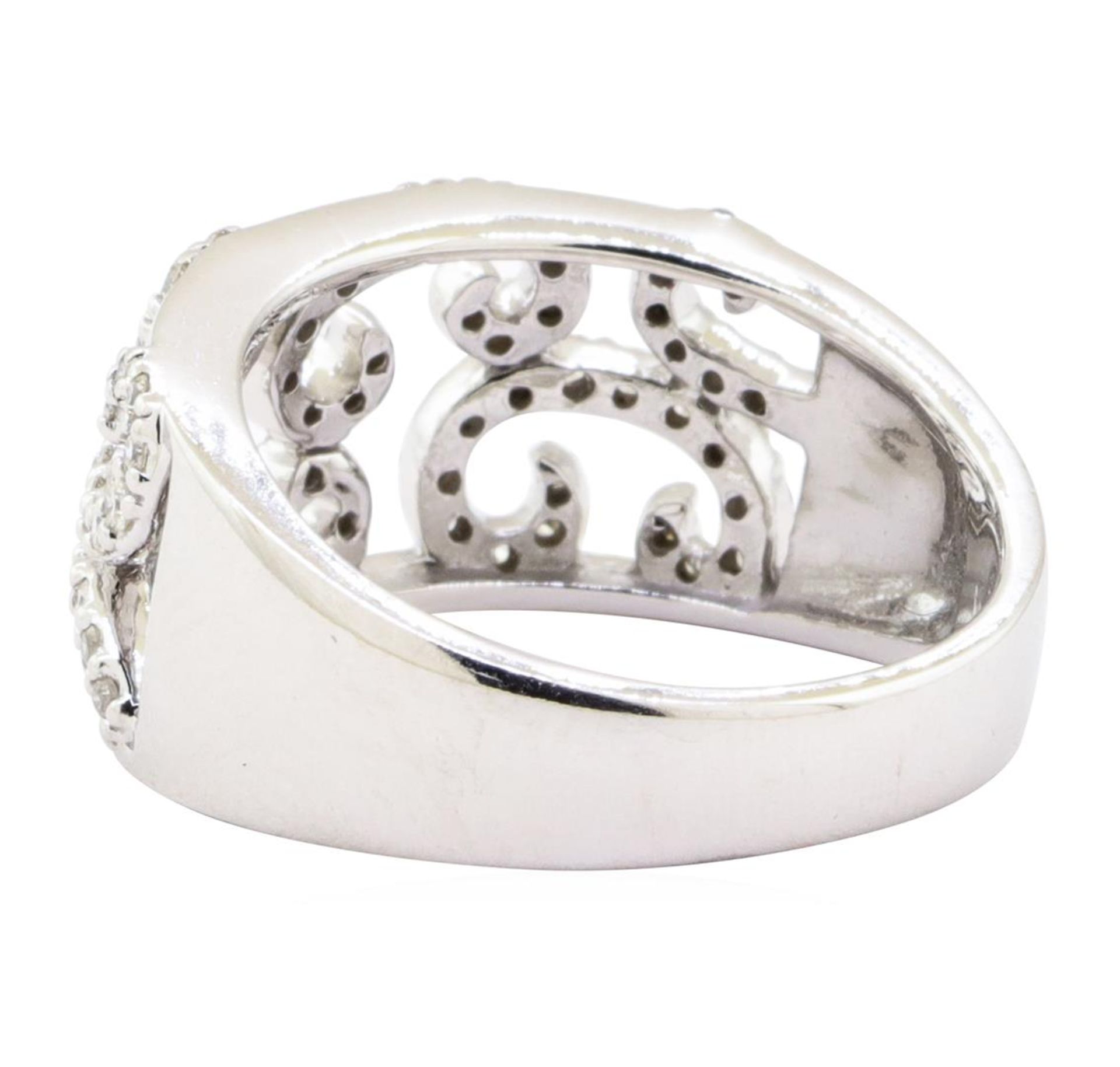 0.58 ctw Diamond Half-Dome Band - 14KT White Gold - Image 3 of 4