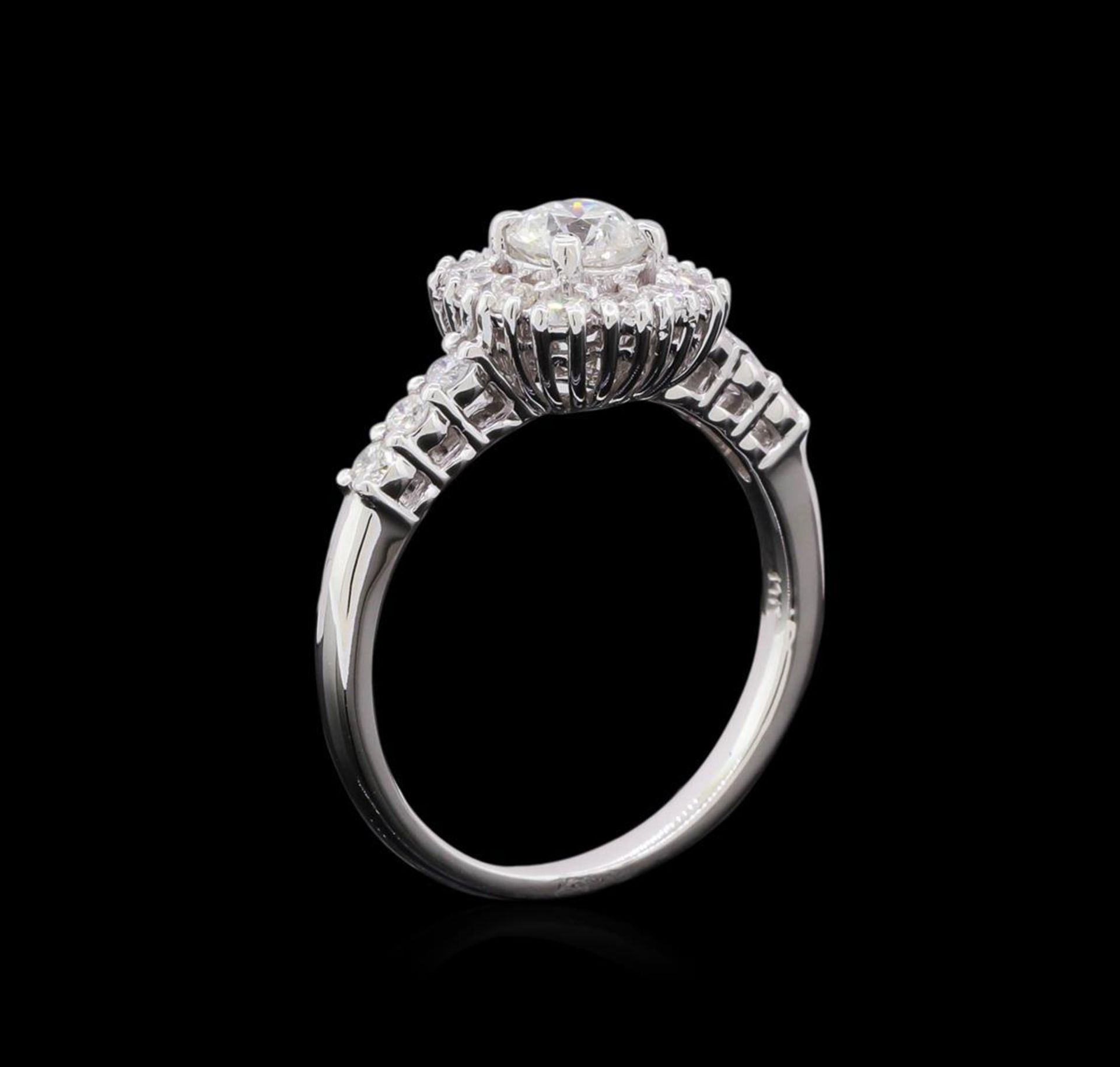 0.98 ctw Diamond Ring - 14KT White Gold - Image 4 of 5