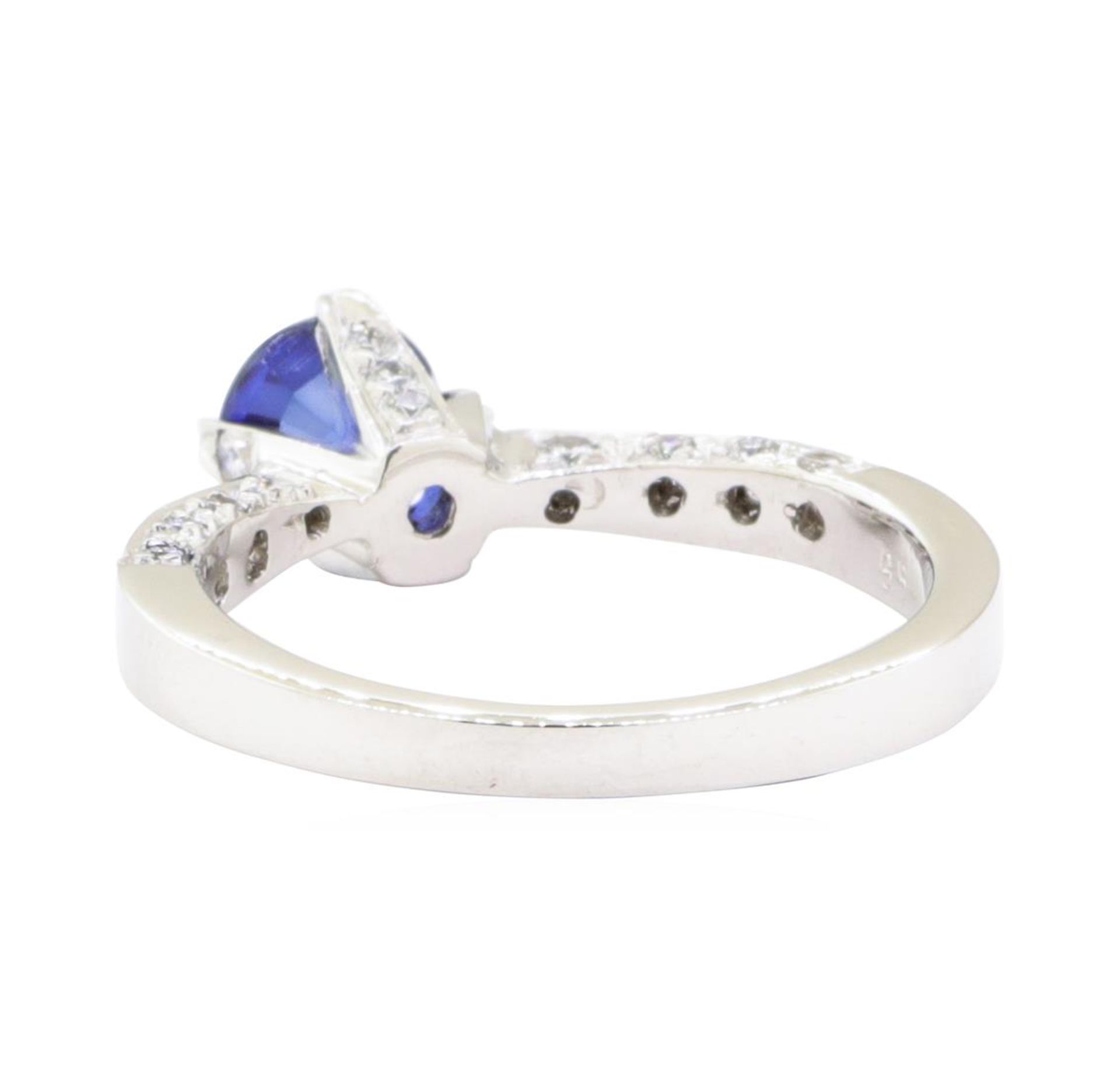 1.69 ctw Sapphire And Diamond Ring - Platinum - Image 3 of 5