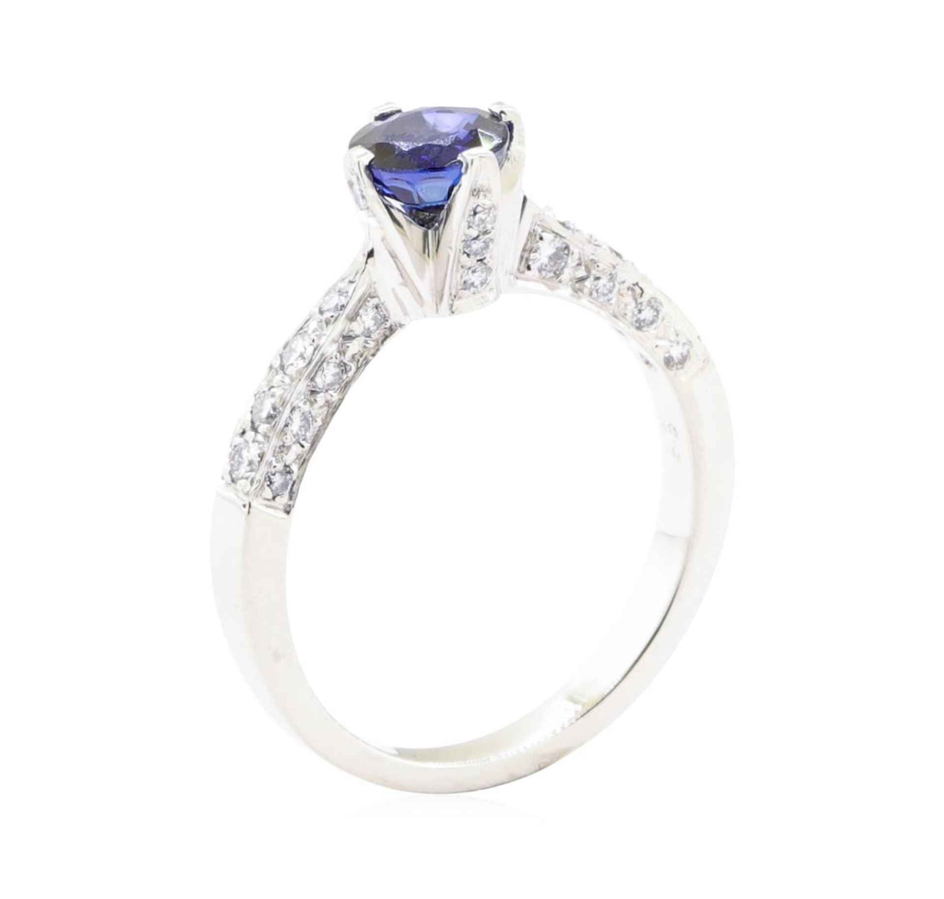 1.69 ctw Sapphire And Diamond Ring - Platinum - Image 4 of 5