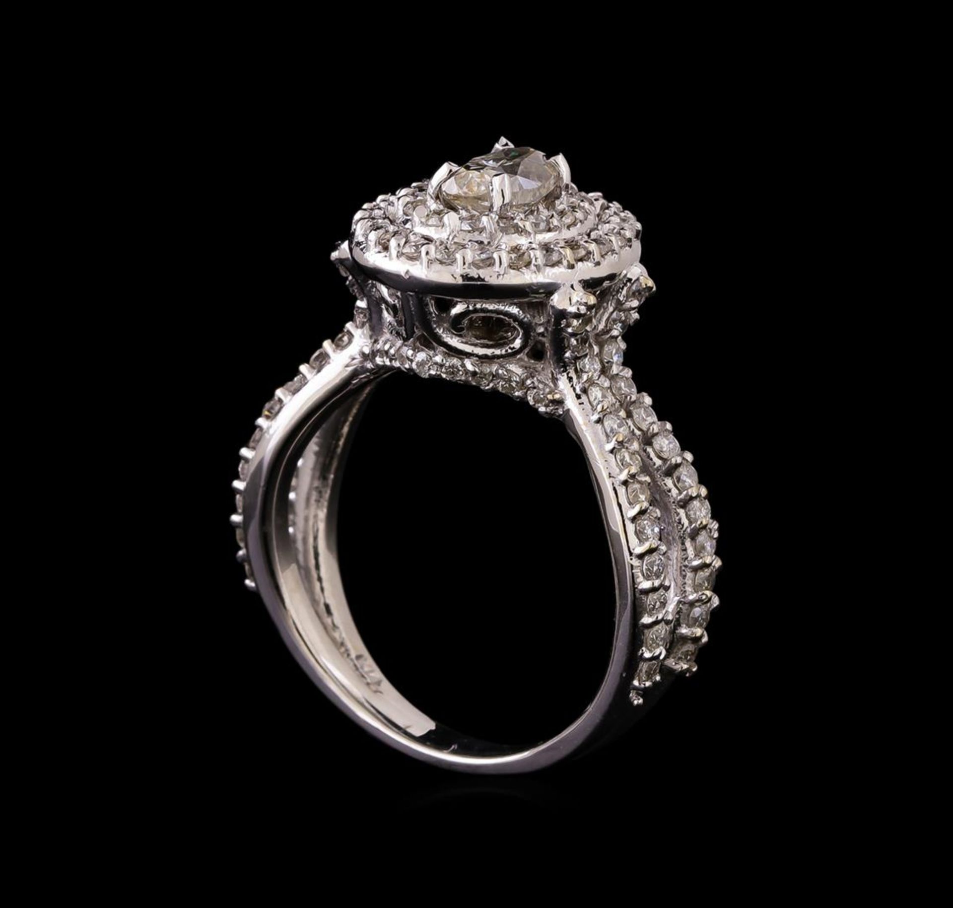 14KT White Gold 1.20 ctw Diamond Ring - Image 4 of 5