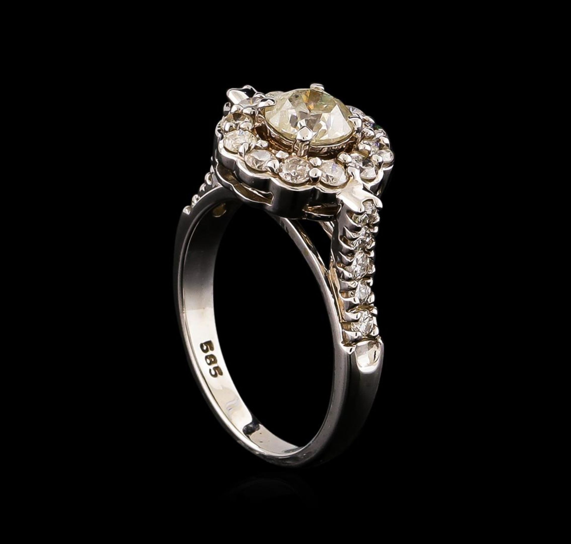 14KT White Gold 1.63 ctw Diamond Ring - Image 4 of 5