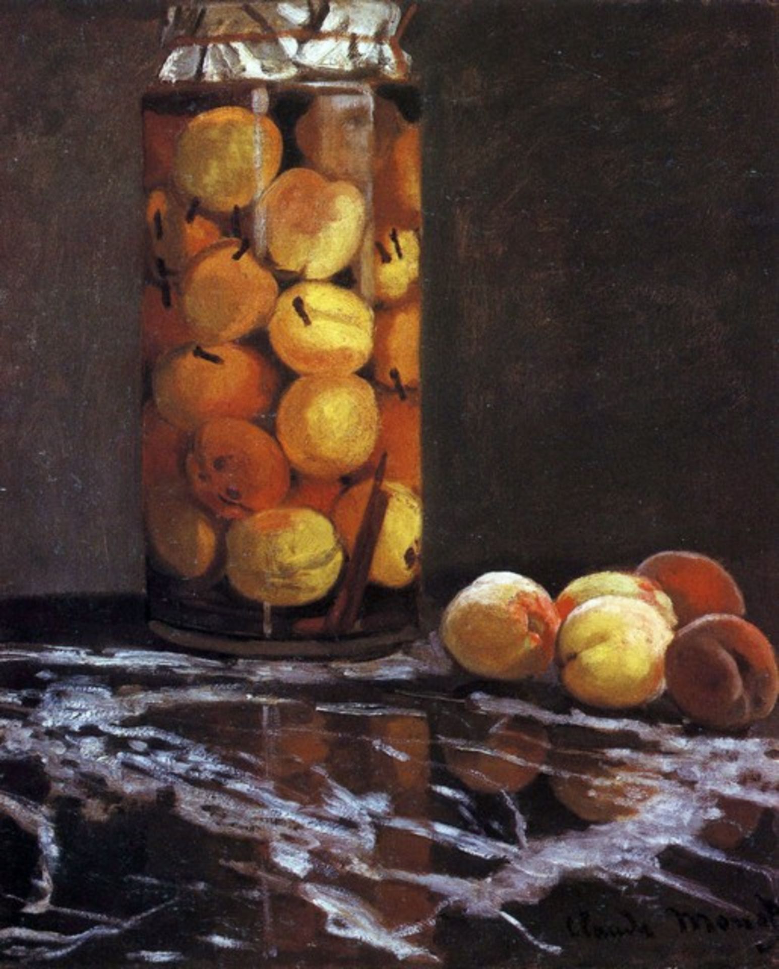 Claude Monet - The Peach Glass