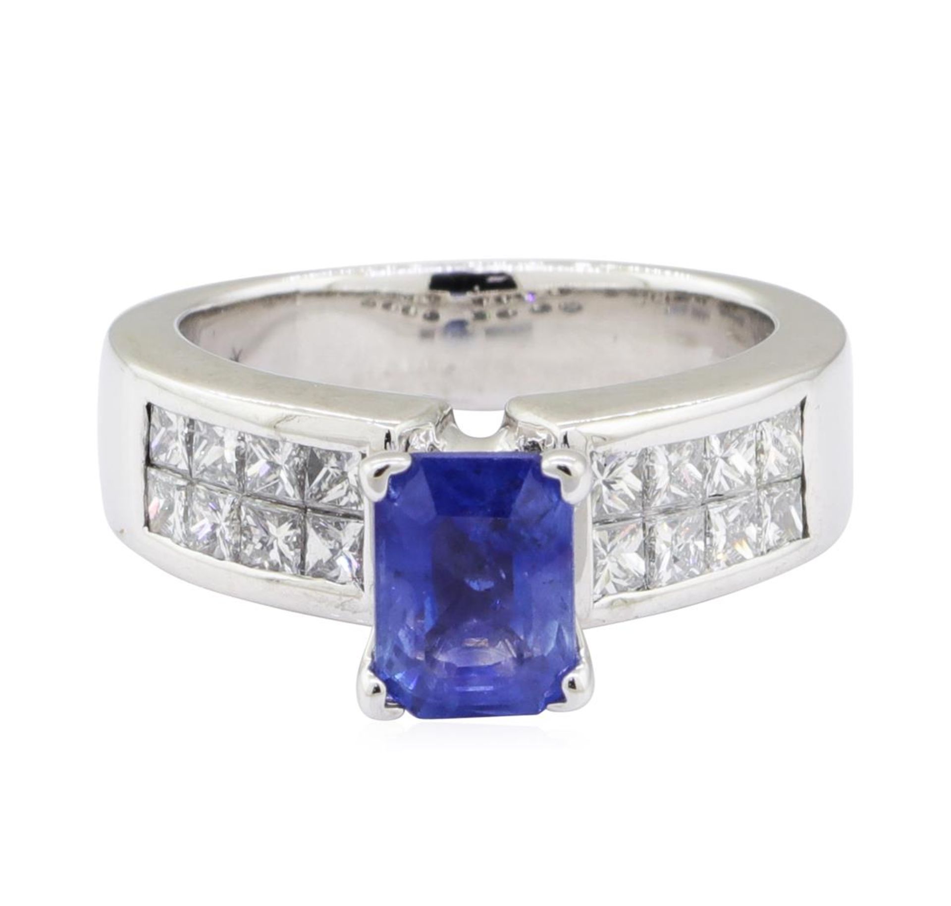 2.72 ctw Sapphire and Diamond Ring - Platinum - Image 2 of 5