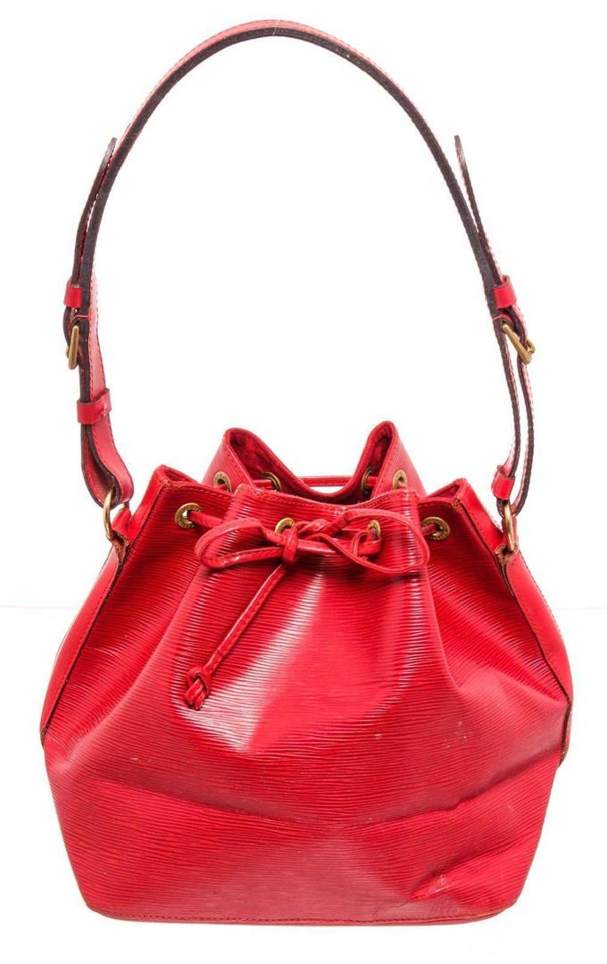 Louis Vuitton Red Epi Leather Noe GM Drawstring Shoulder Bag