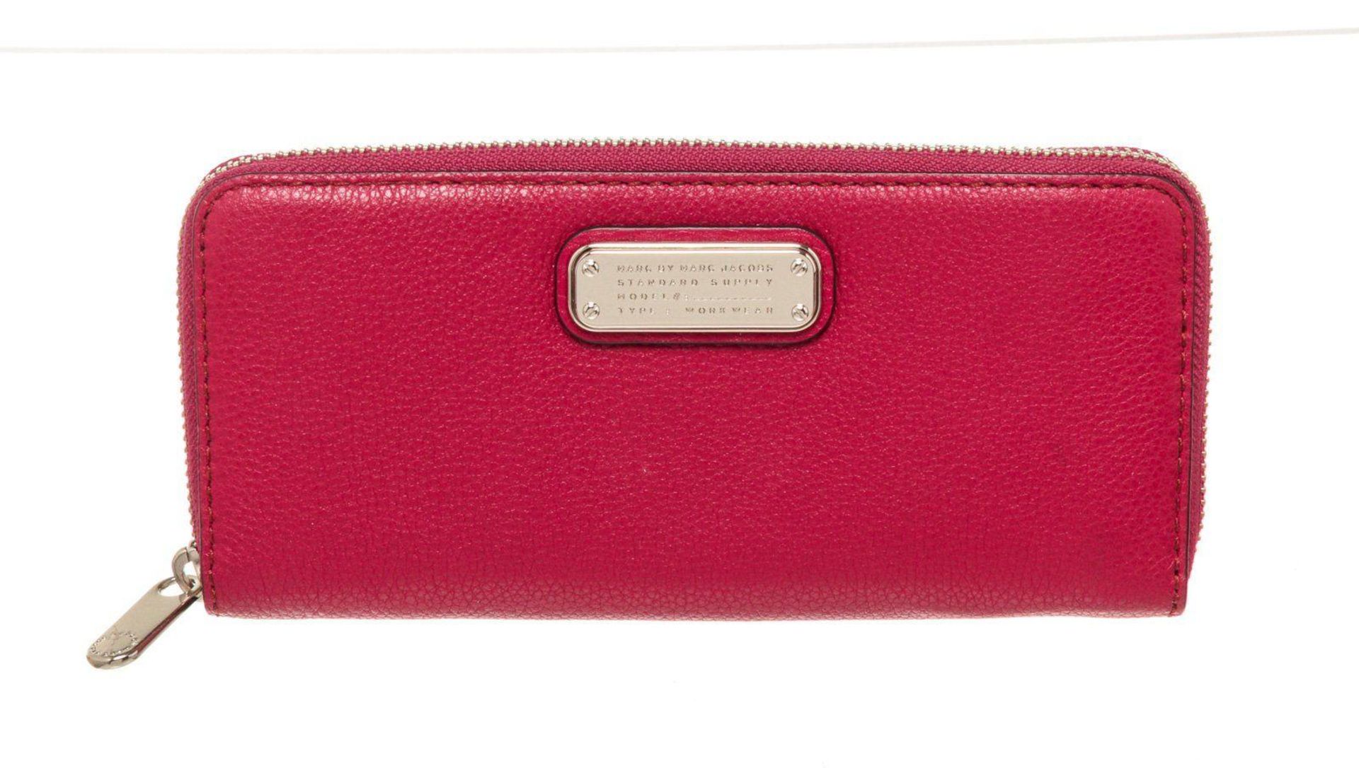 Marc By Marc Jacobs Red Leather Wallet