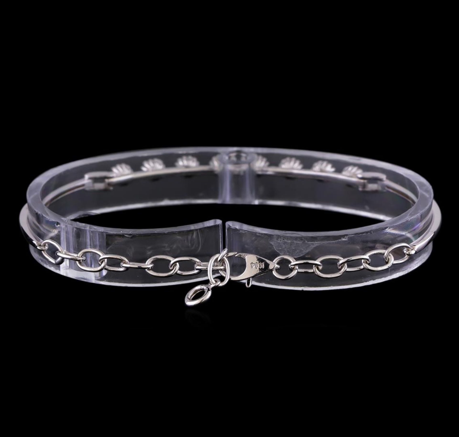 0.90 ctw Diamond Bracelet - 14KT White Gold - Image 2 of 2