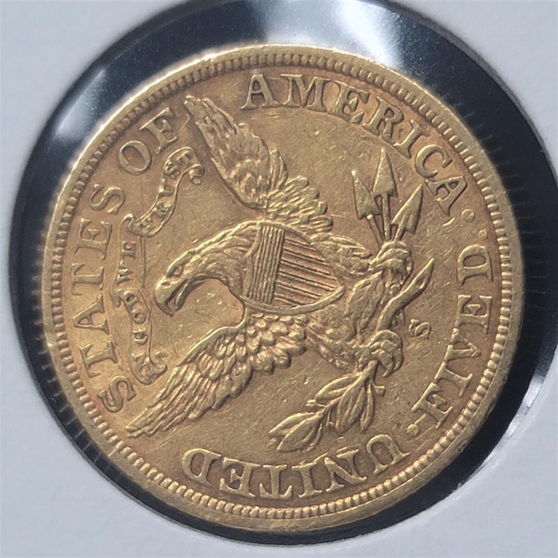 1903-S $5 Liberty Head Half Eagle AU - Image 2 of 2