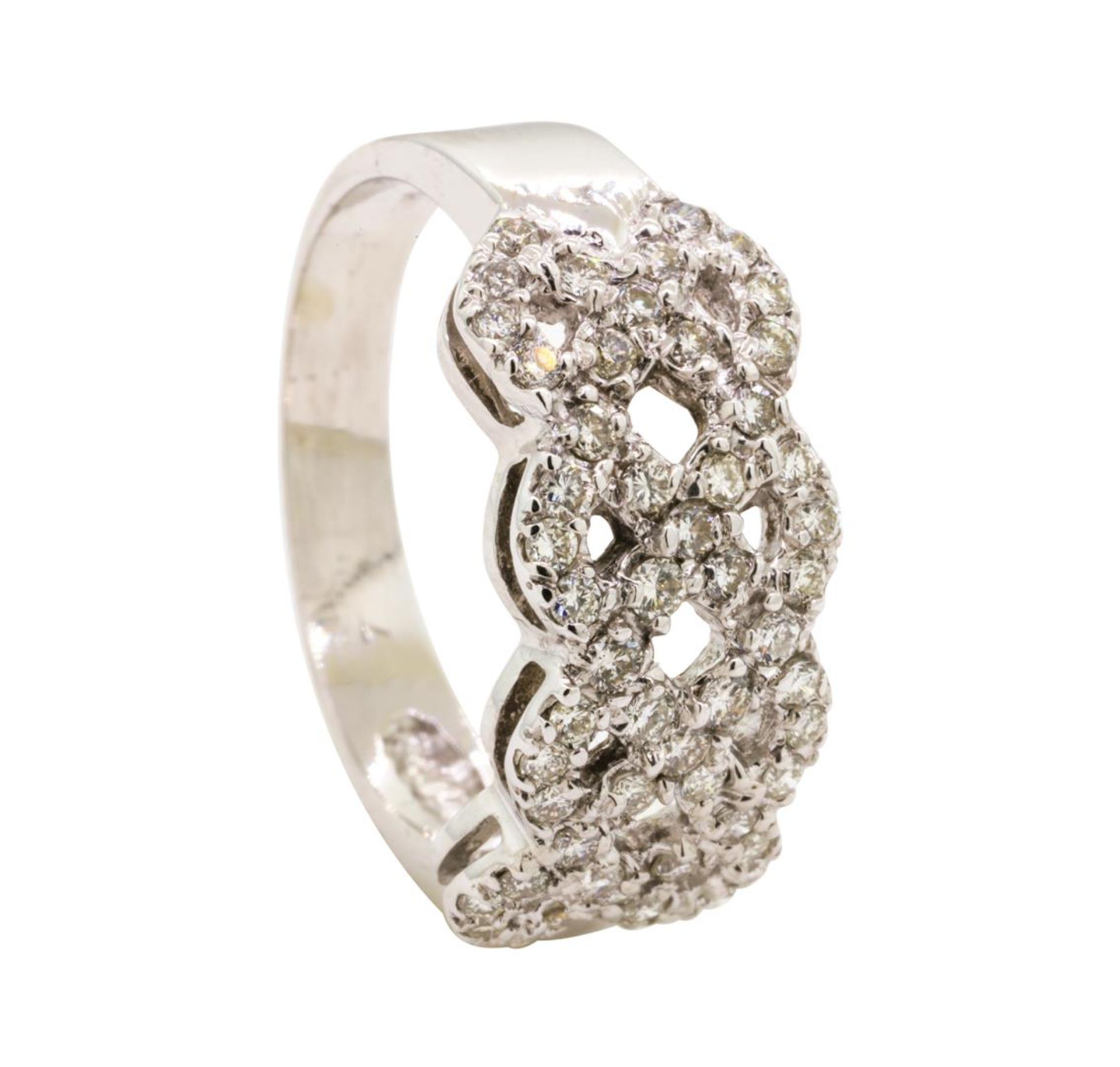 1.00 ctw Diamond Ring - 14KT White Gold - Image 4 of 5