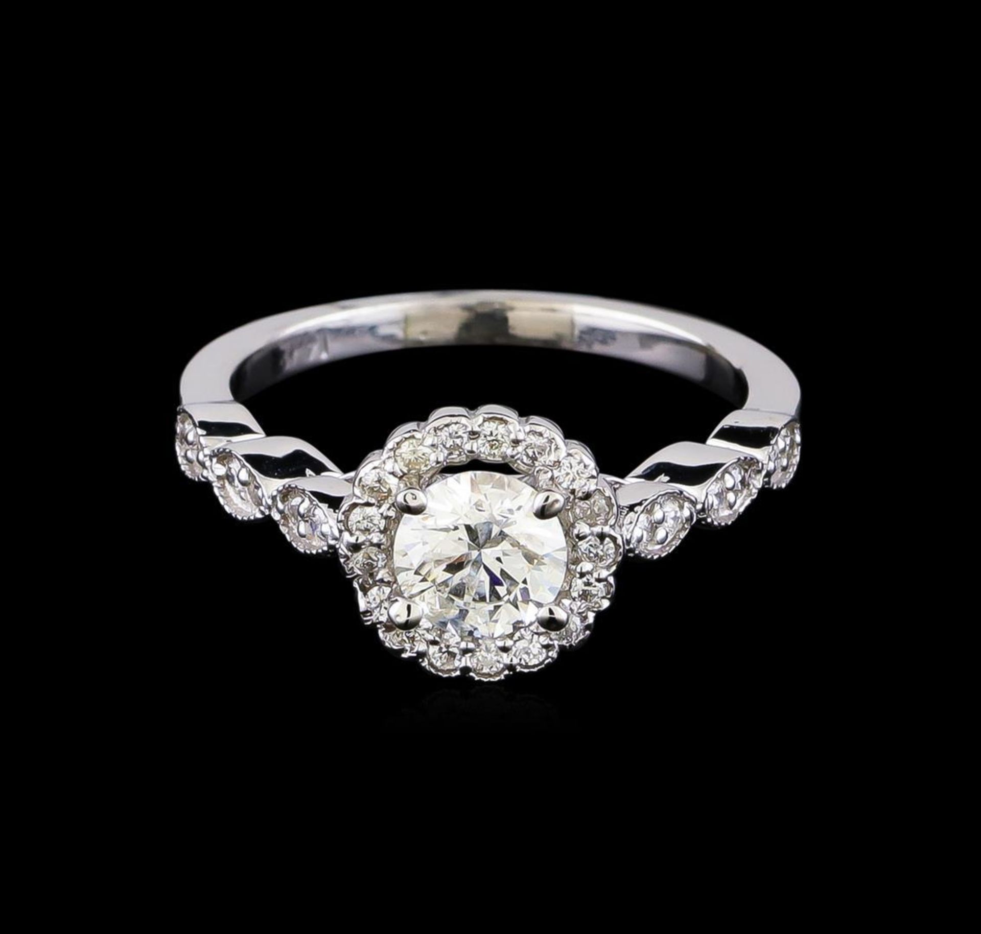 0.92 ctw Diamond Ring - 14KT White Gold - Image 2 of 5