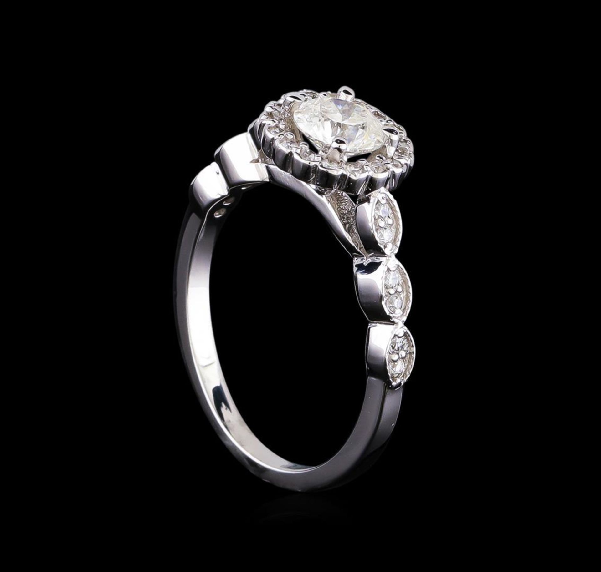 0.92 ctw Diamond Ring - 14KT White Gold - Image 4 of 5