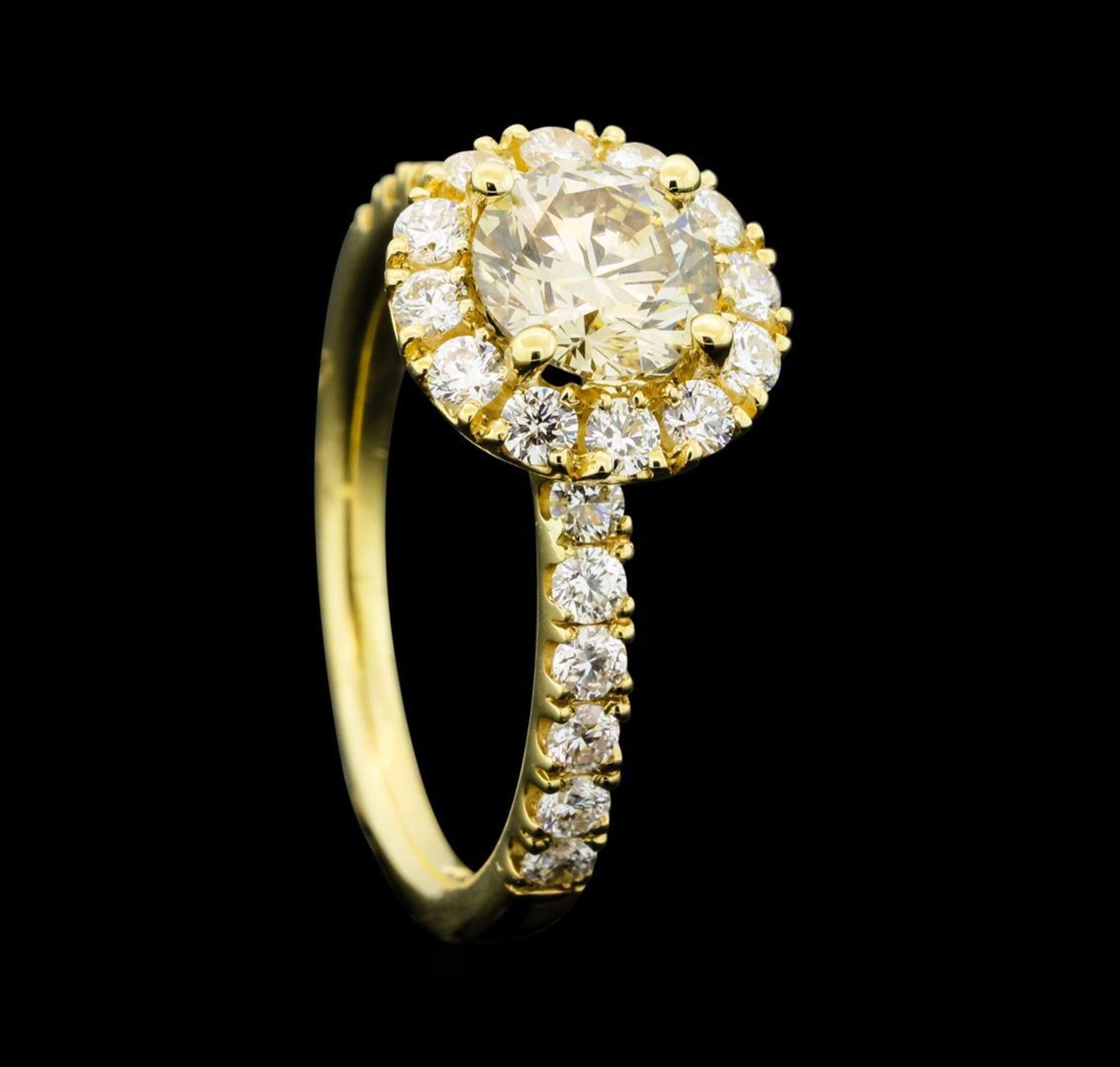 1.66 ctw Diamond Ring - 14KT Yellow Gold - Image 4 of 5