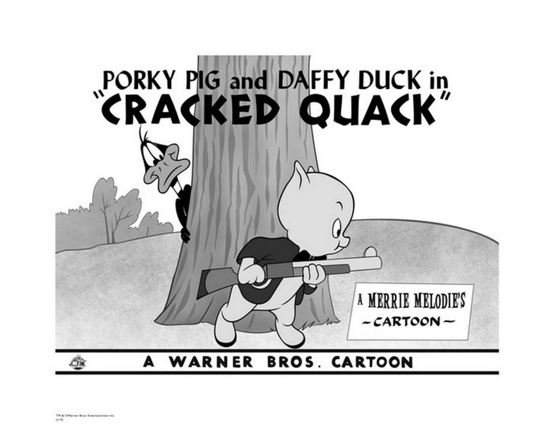 Warner Brothers Hologram Cracked Quack
