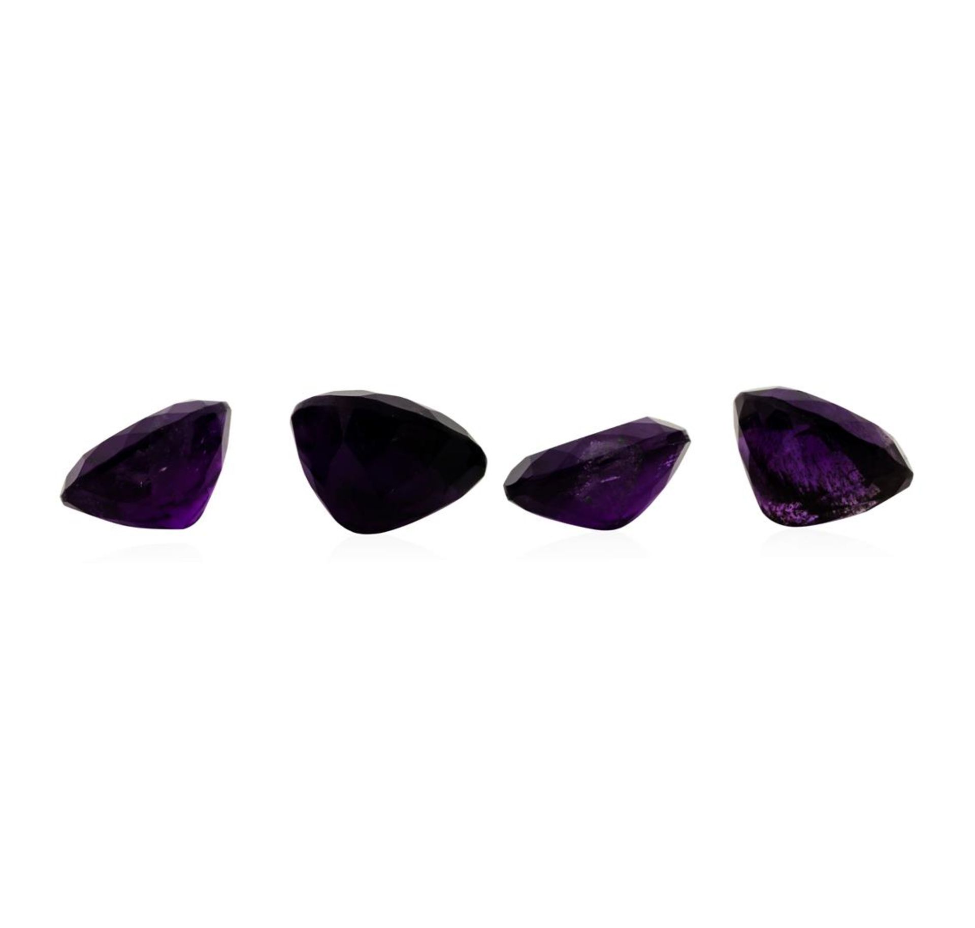 18.42 ctw.Natural Oval Cut Amethyst Parcel of Four - Image 2 of 3