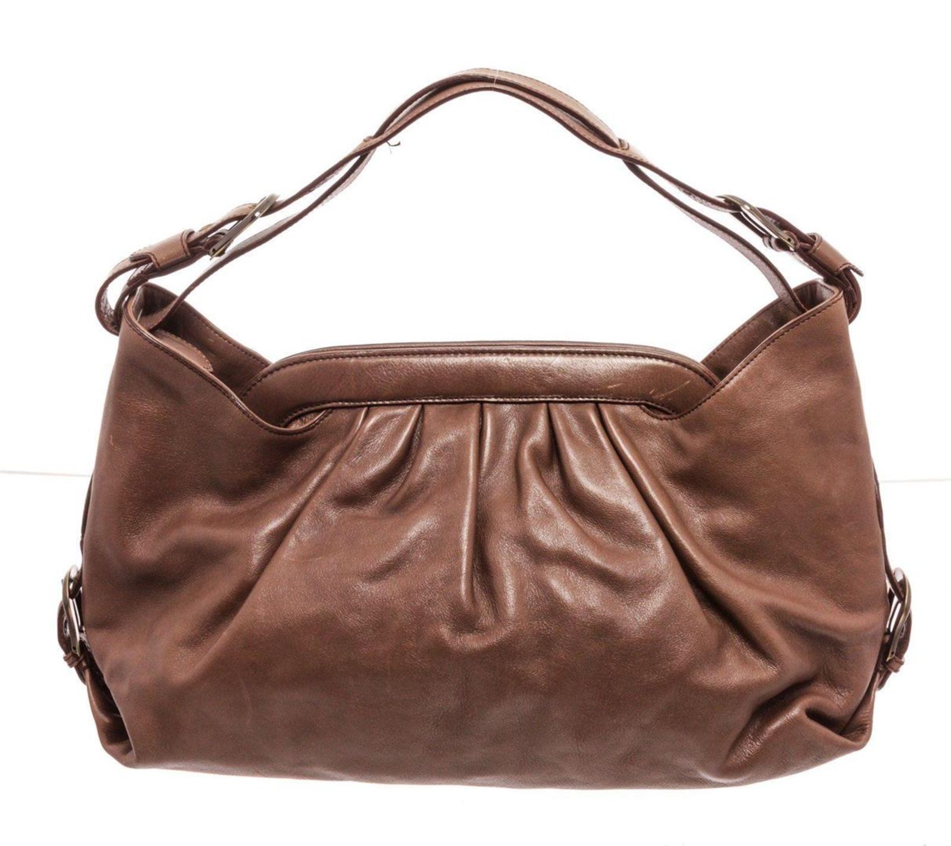 Fendi Brown Leather Shoulder Bag