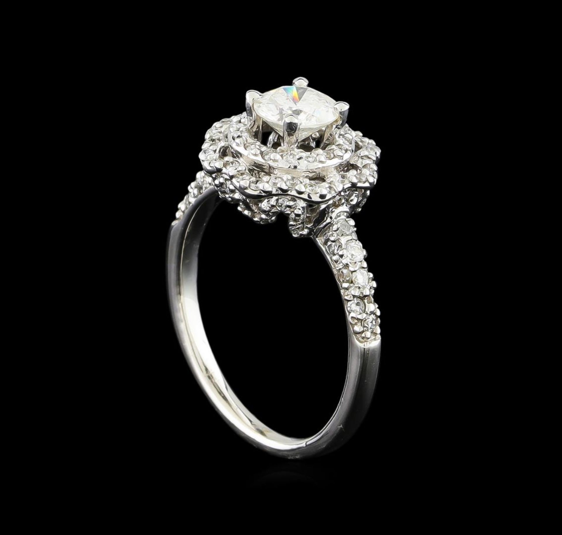 14KT White Gold 0.95 ctw Diamond Ring - Image 4 of 5